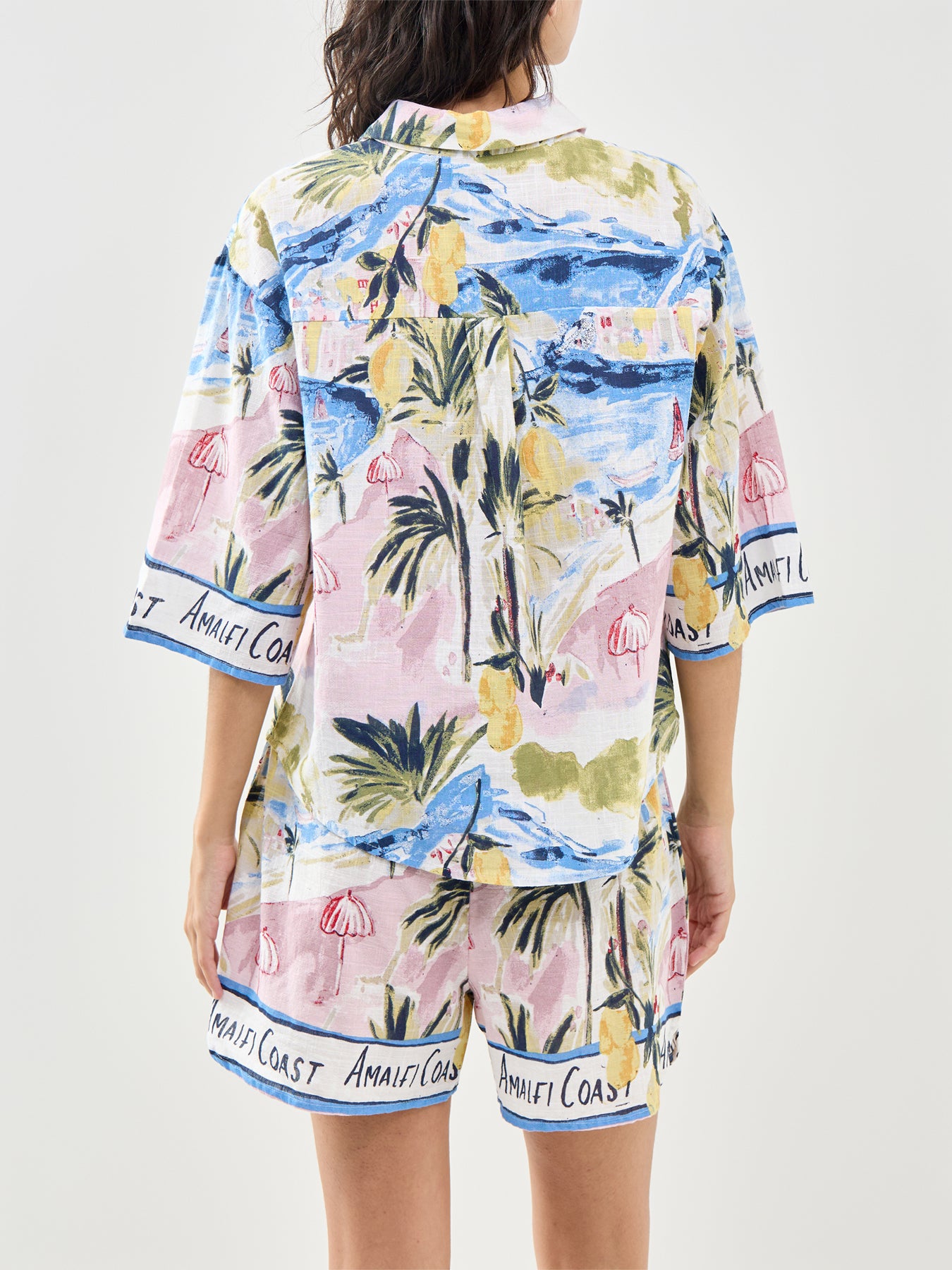 Print Short Sleeve Shirt Multi