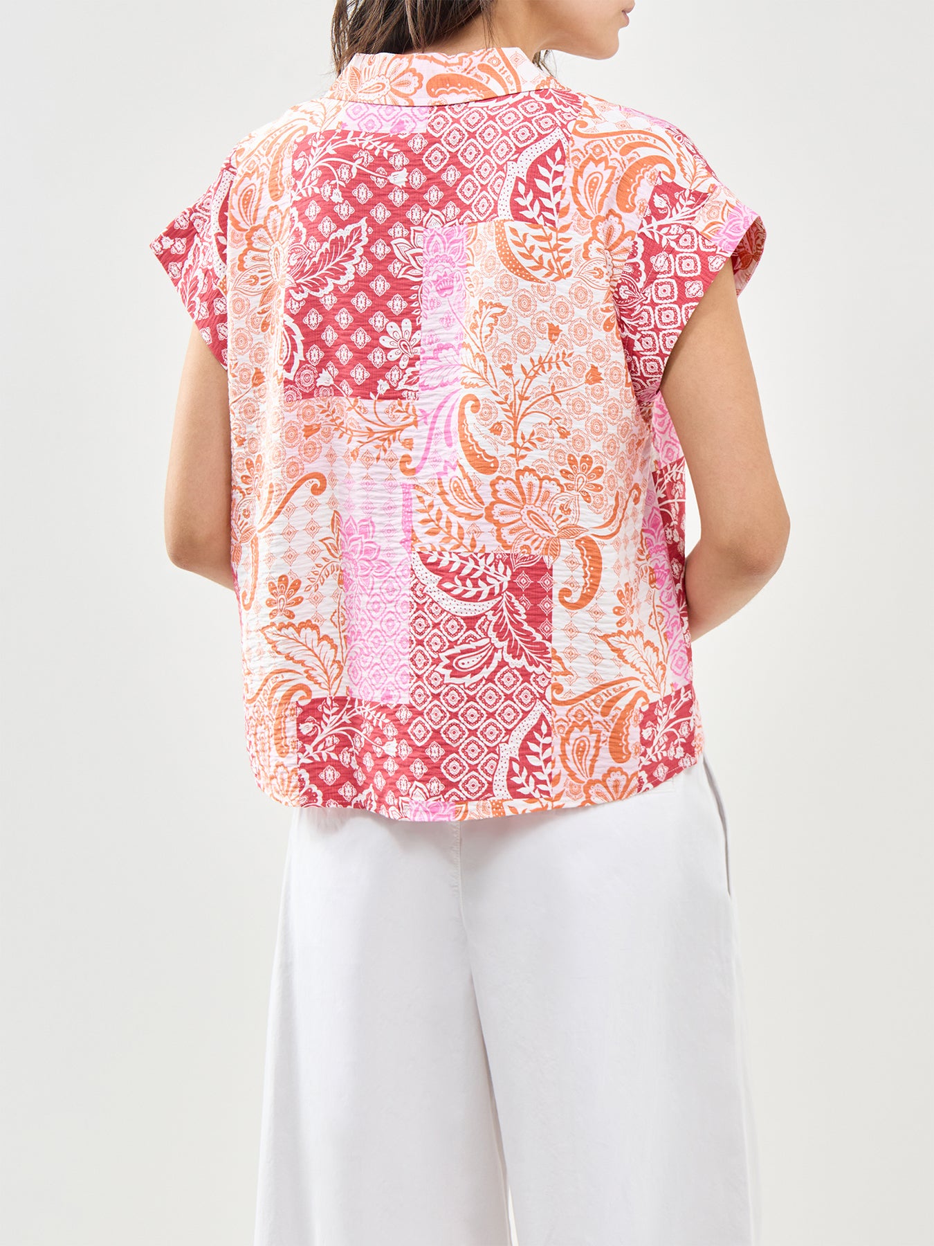 Cille Hilda Wide Shirt Pink