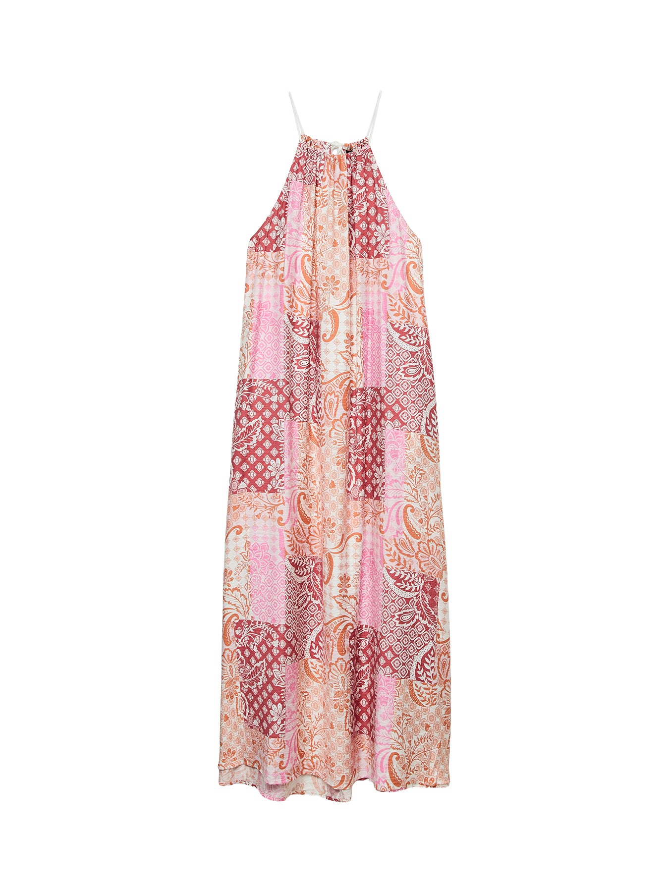 Cille Hilda Halterneck Dress Pink Cosmos Hilda