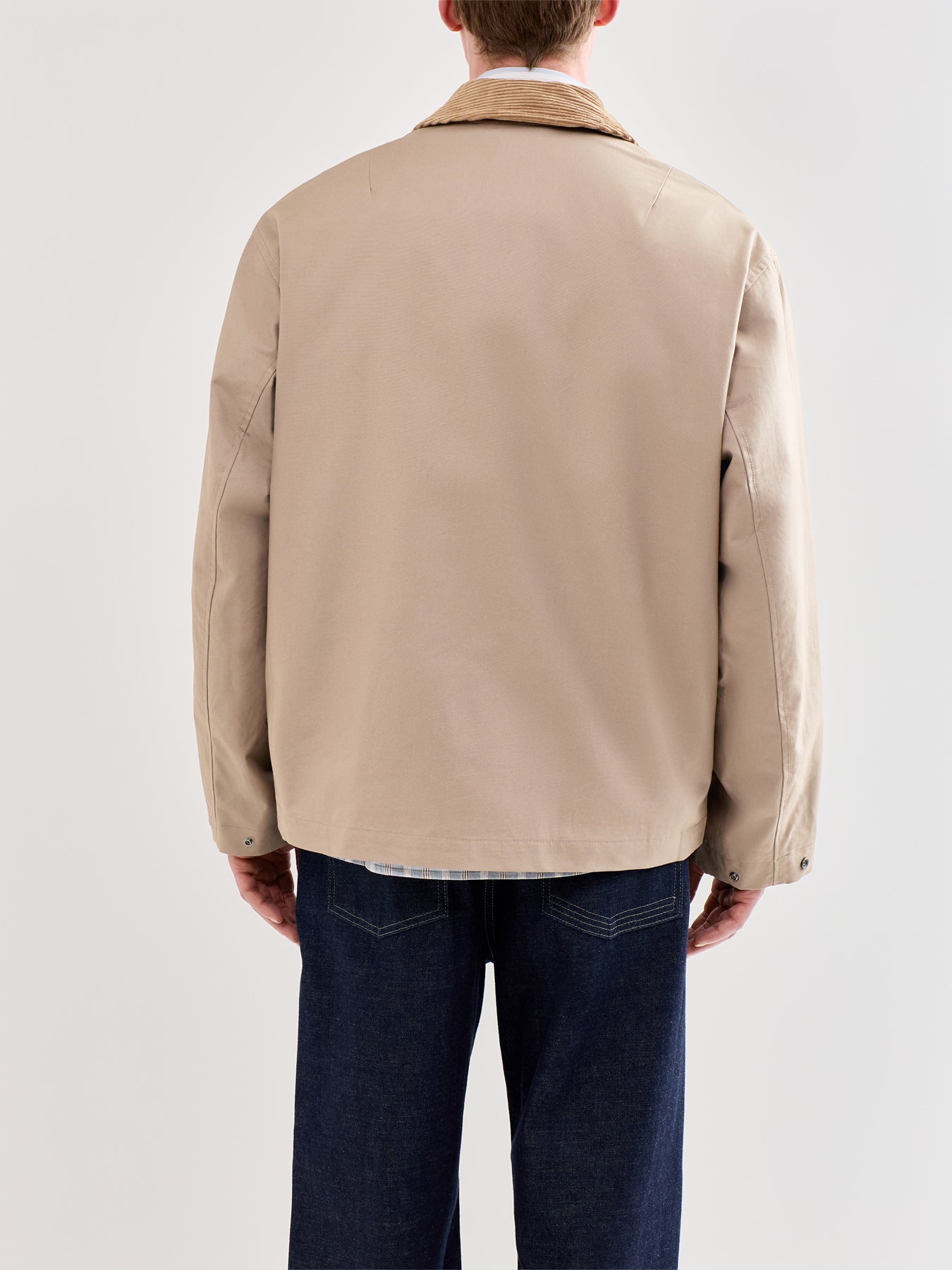 Kyle Organic Cotton Field Jacket Beige