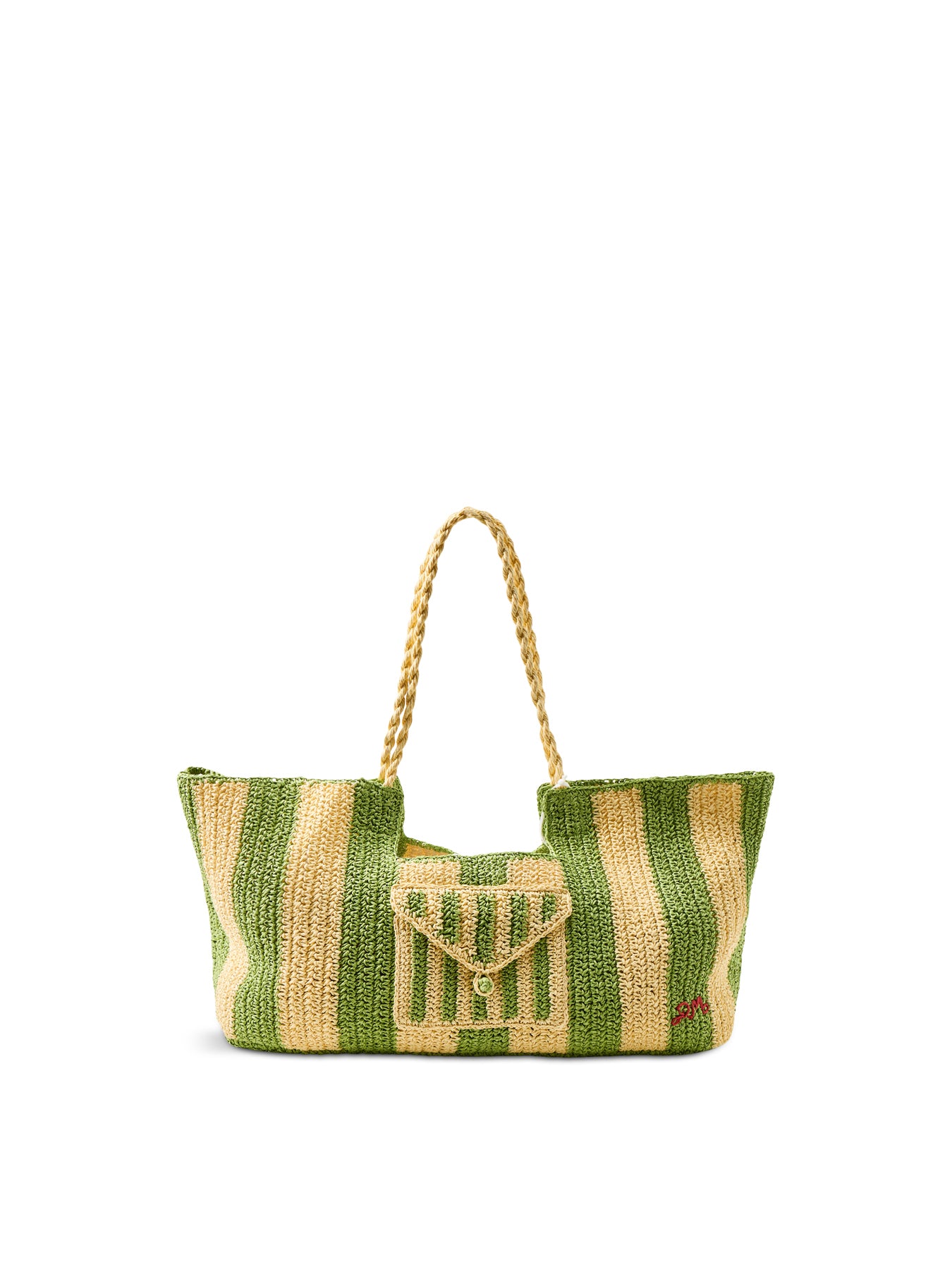 Orla Oversized Raffia Beach Bag Multi