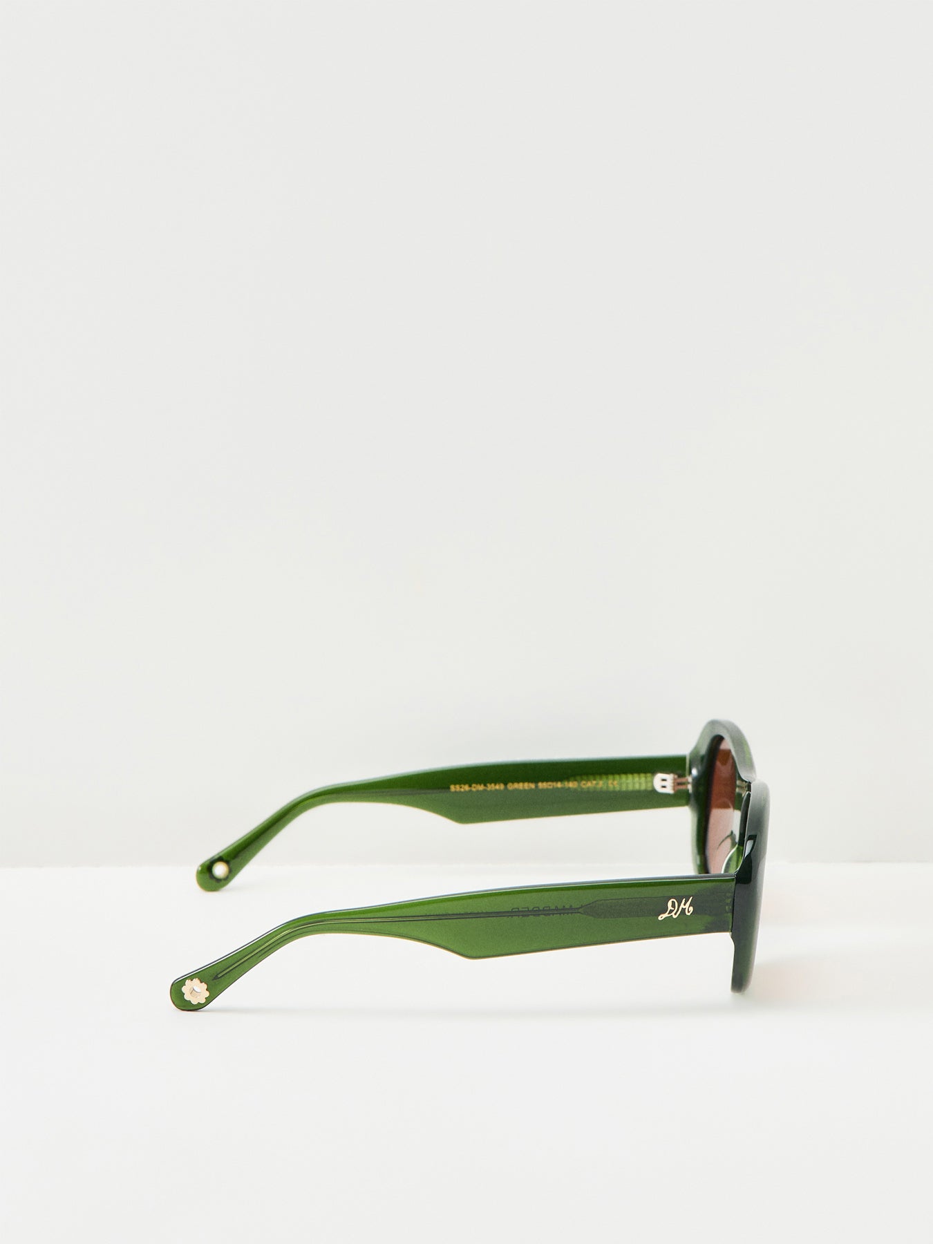 Oversized Aviator Sunglasses Green
