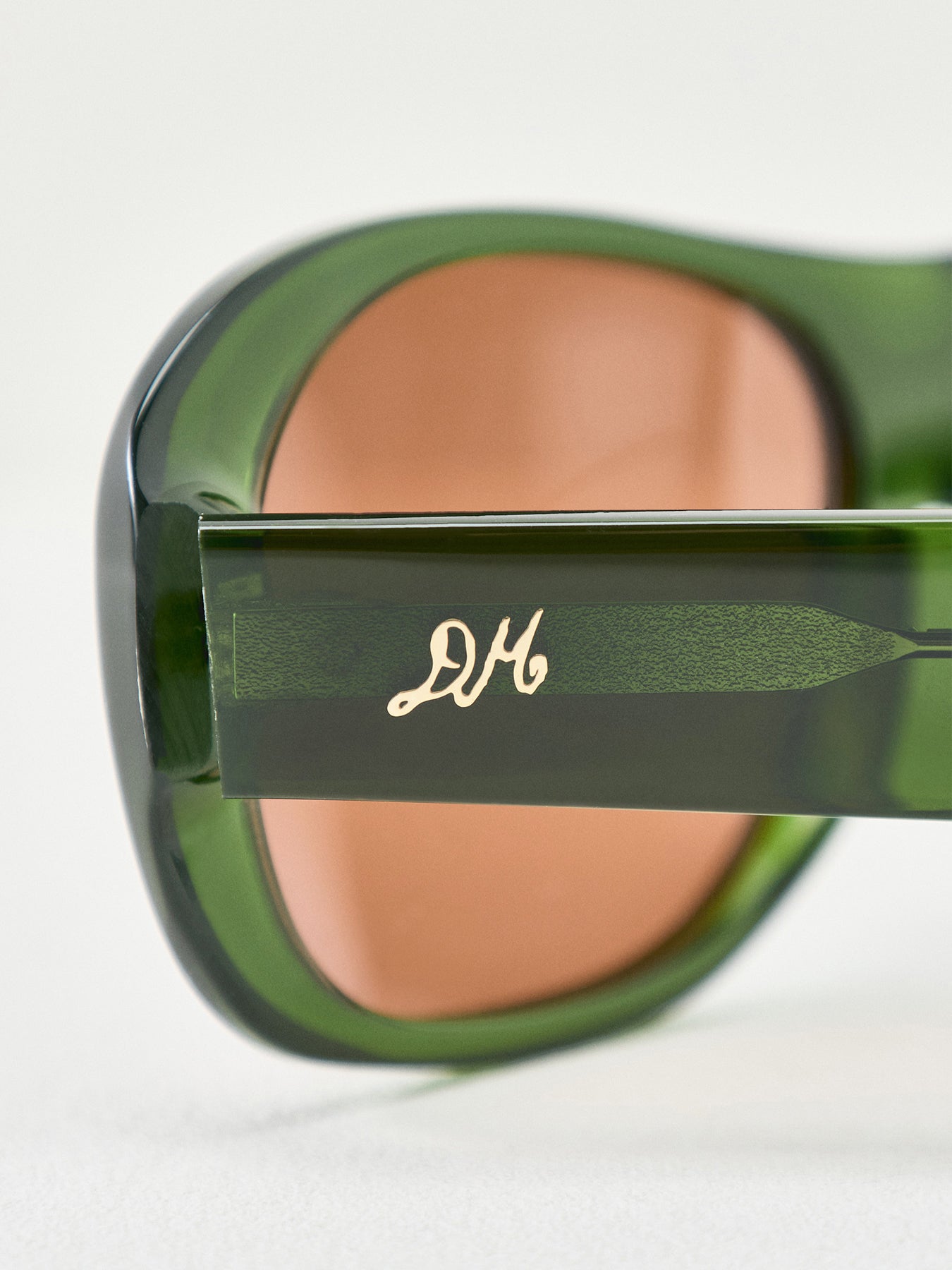 Oversized Aviator Sunglasses Green