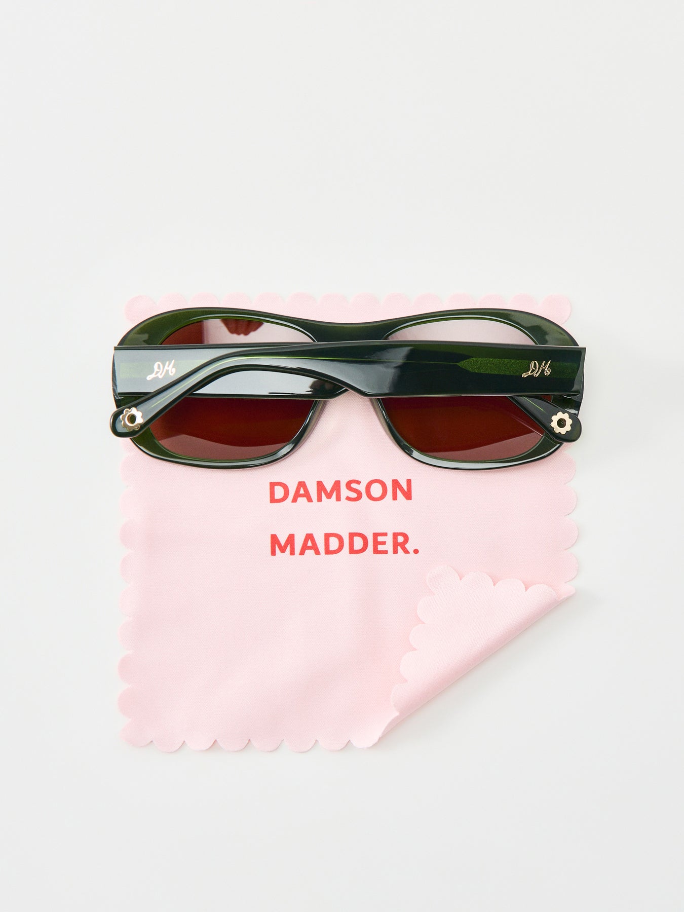 Oversized Aviator Sunglasses Green