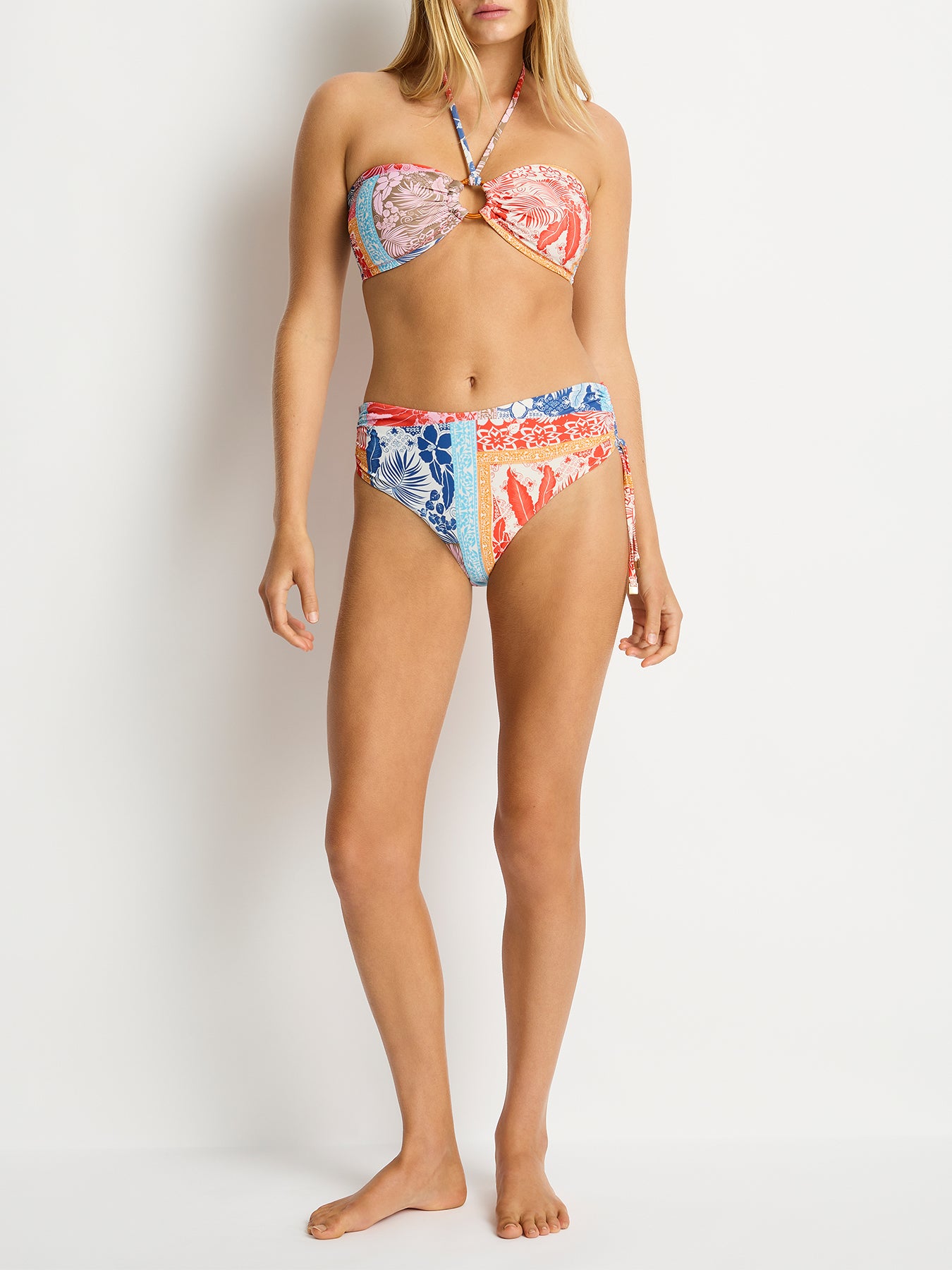 Coco Island Mid Drawstring Bikini Bottom