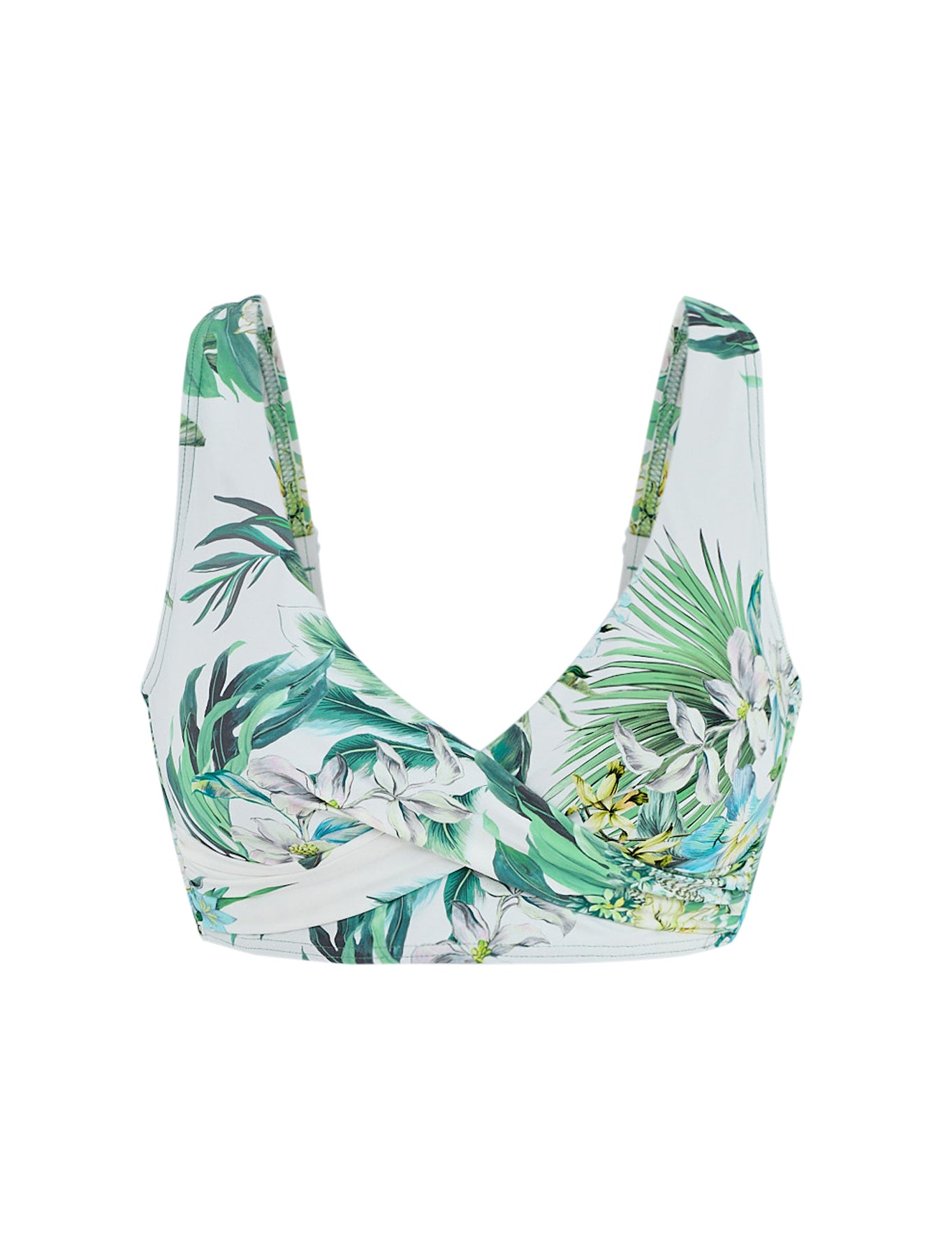 Breezer Cross Front Bikini Top White