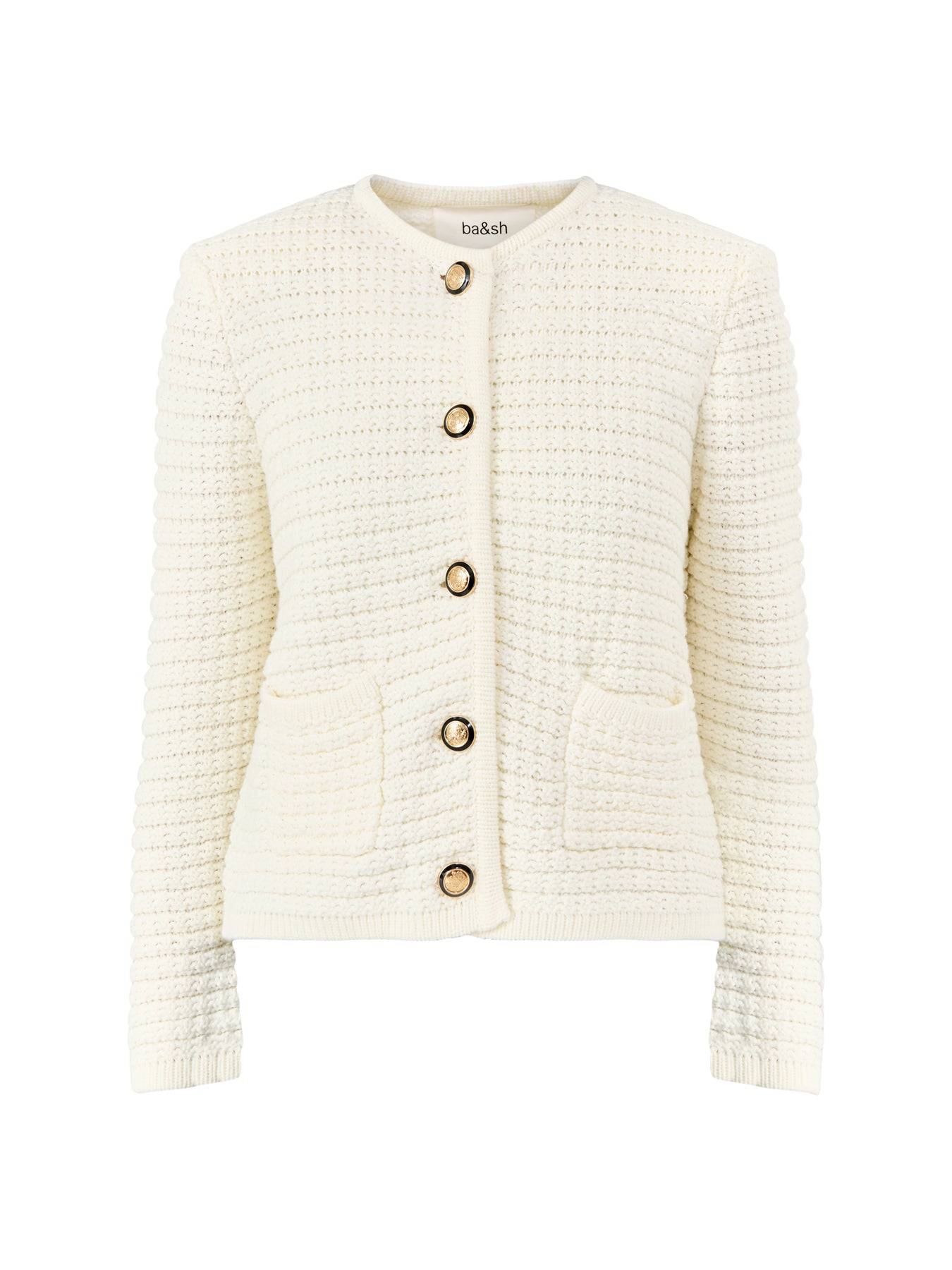 Gaspard Knit Cardigan Cream