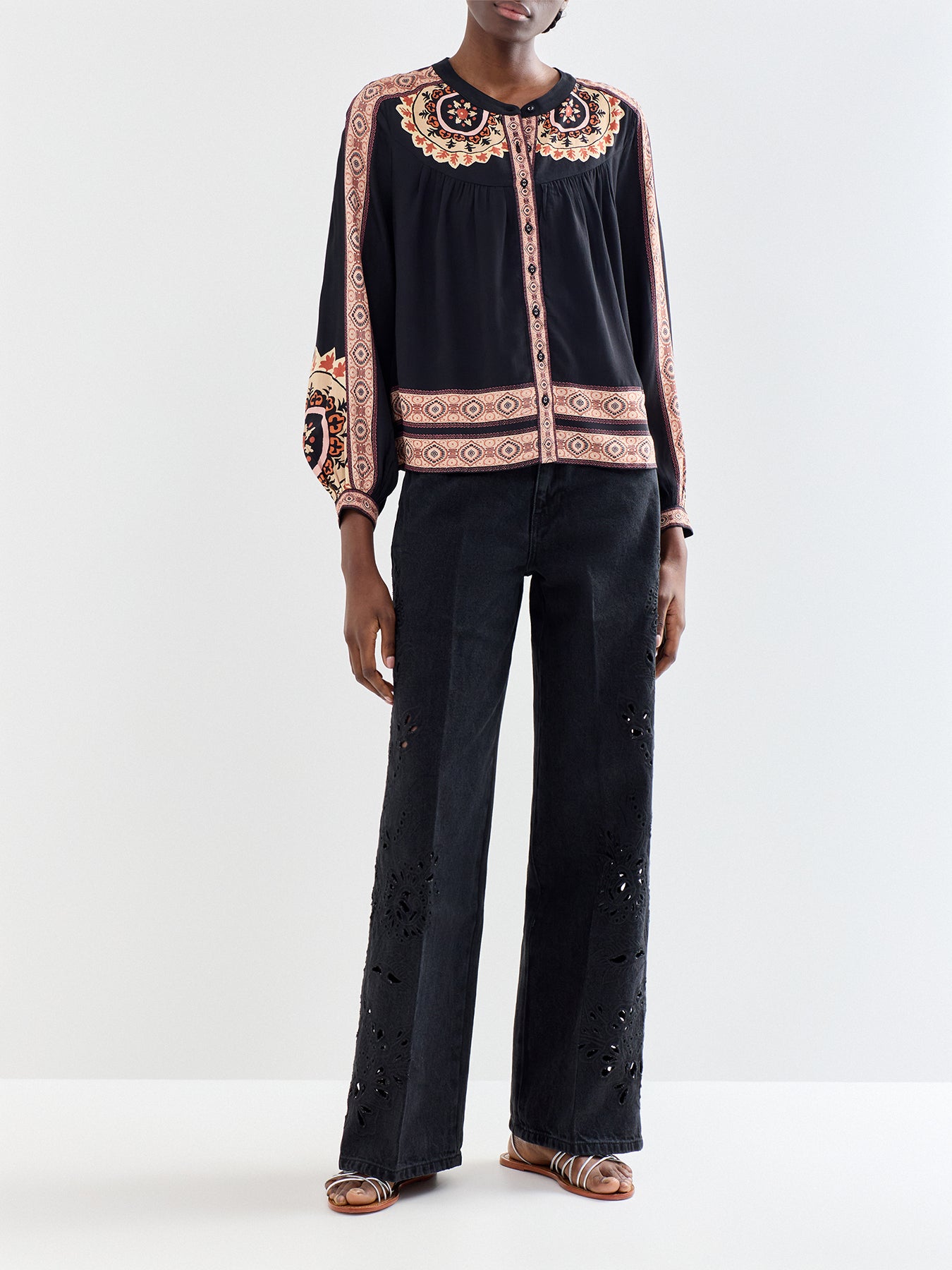 Valda Printed Blouse Multi