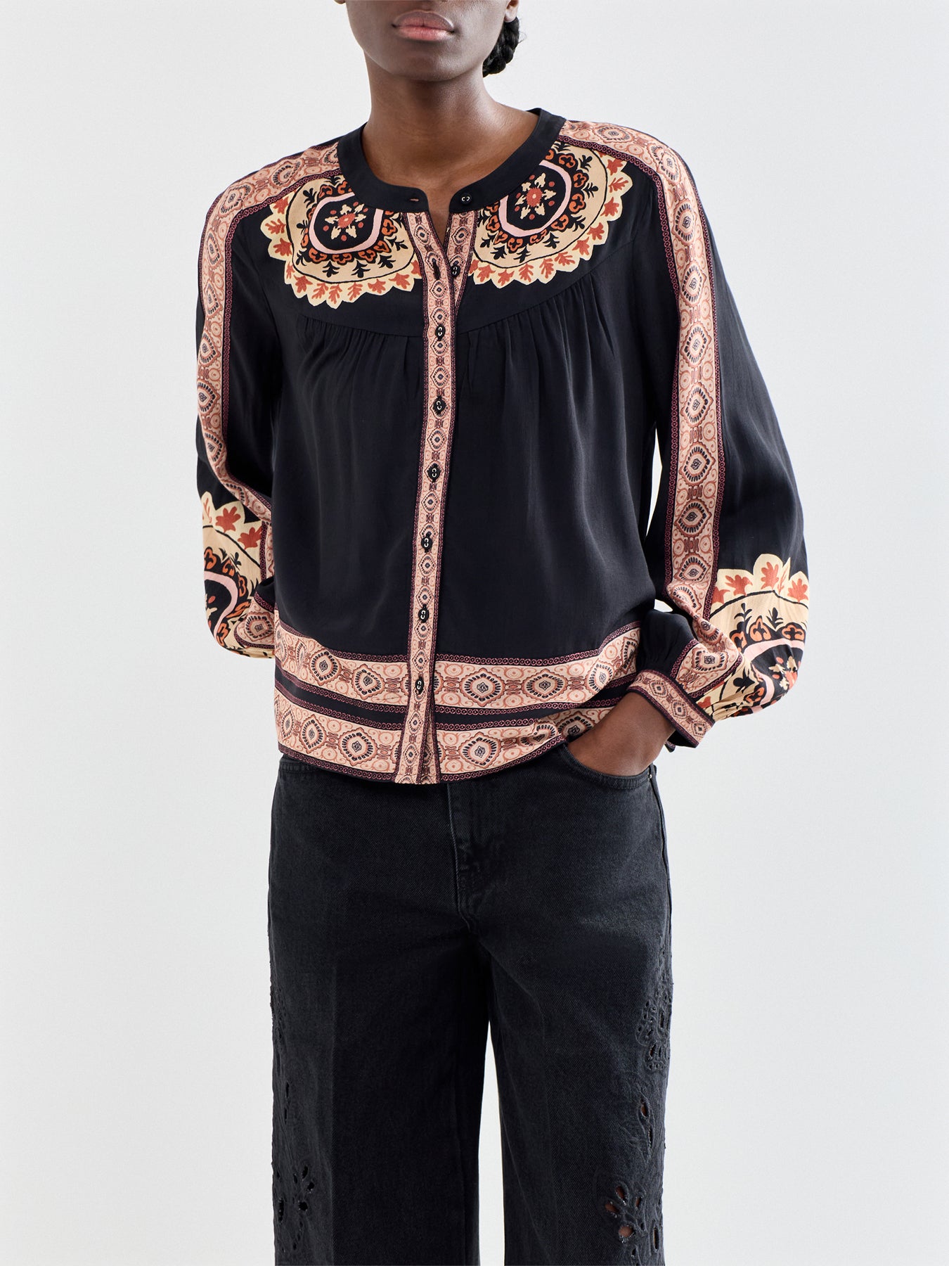 Valda Printed Blouse Multi