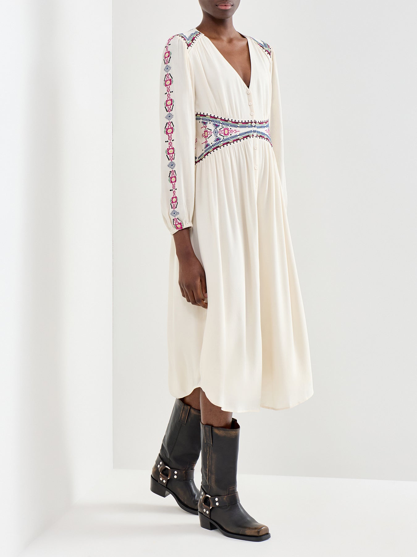 Tina Shirt Dress Cream