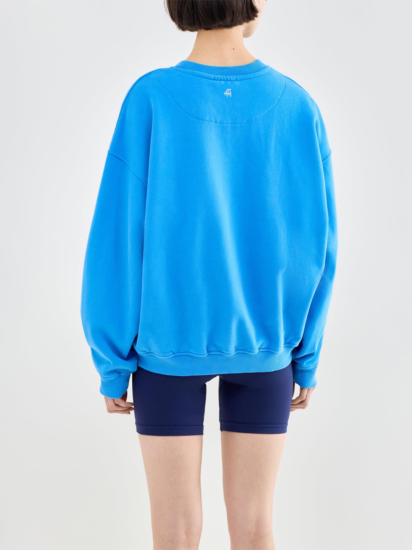 Leon Cotton Sweatshirt Blue