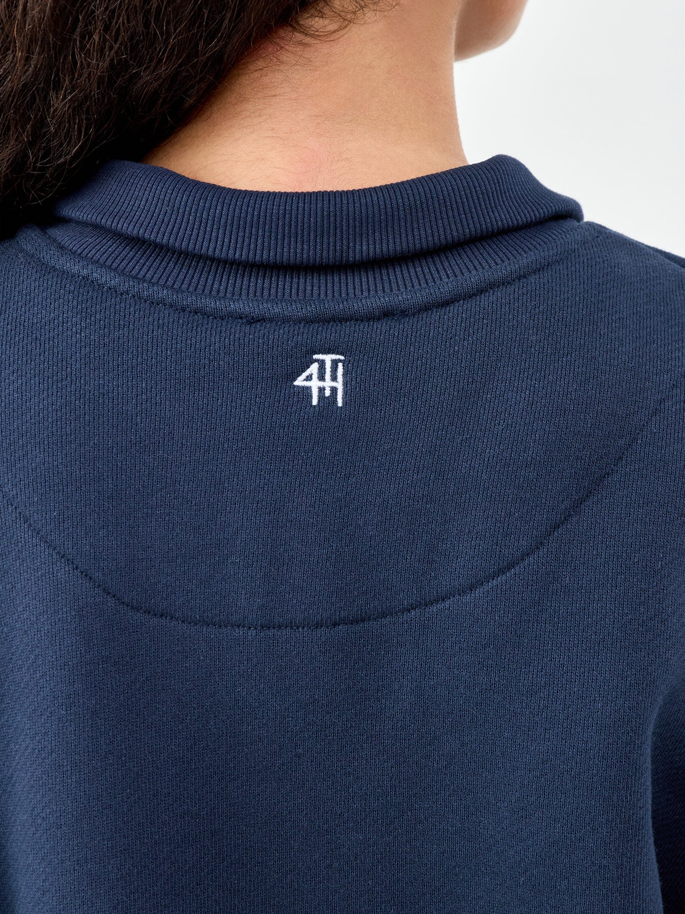 Laurel Cotton Sweatshirt Blue