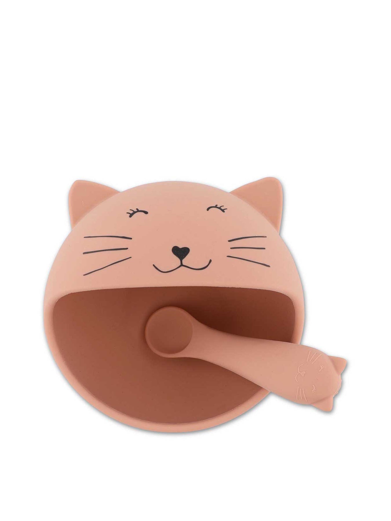 First Meal Set Mrs. Cat Pink