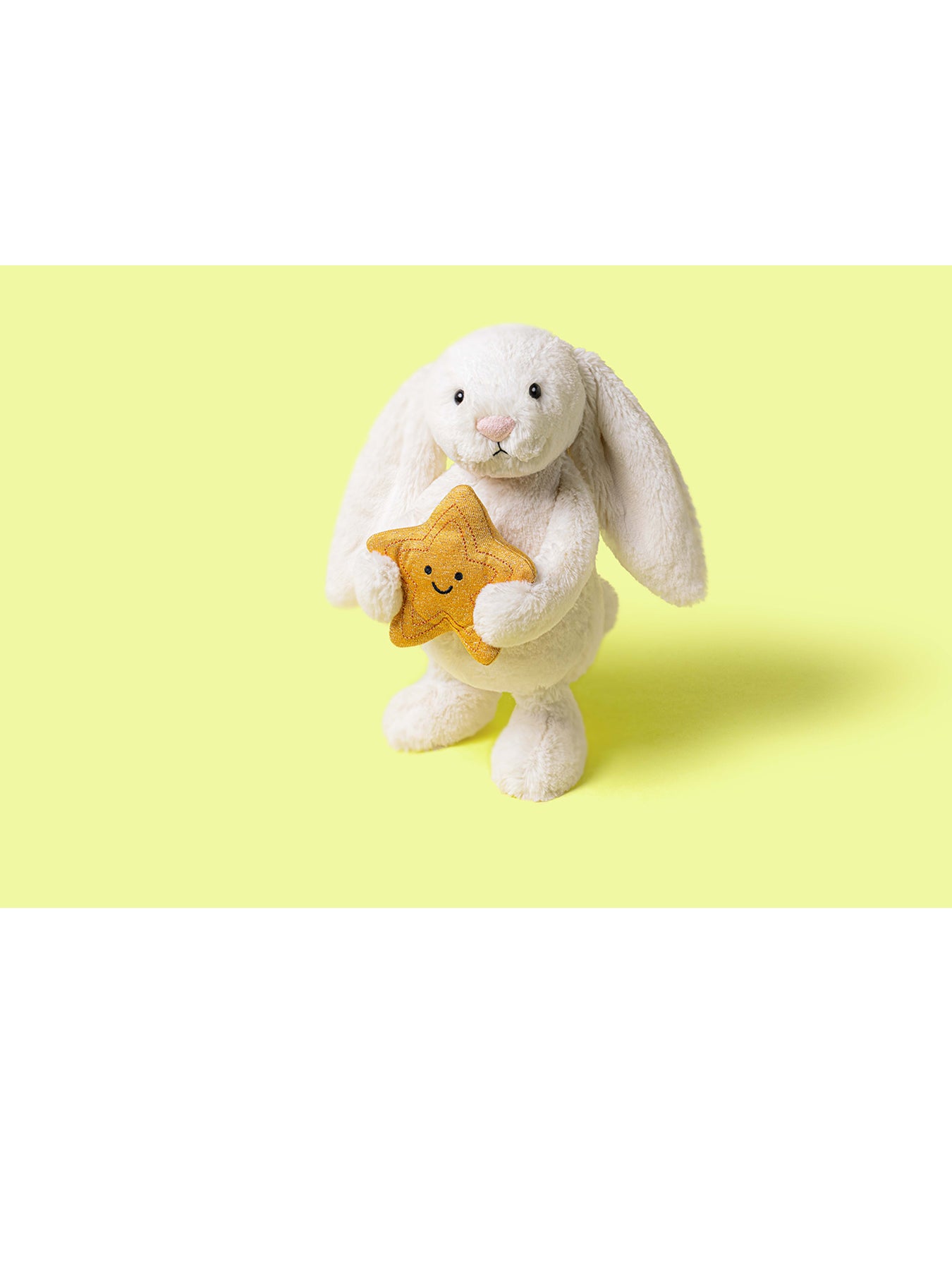 Cream Bunny with Star 23cm – Fenwick