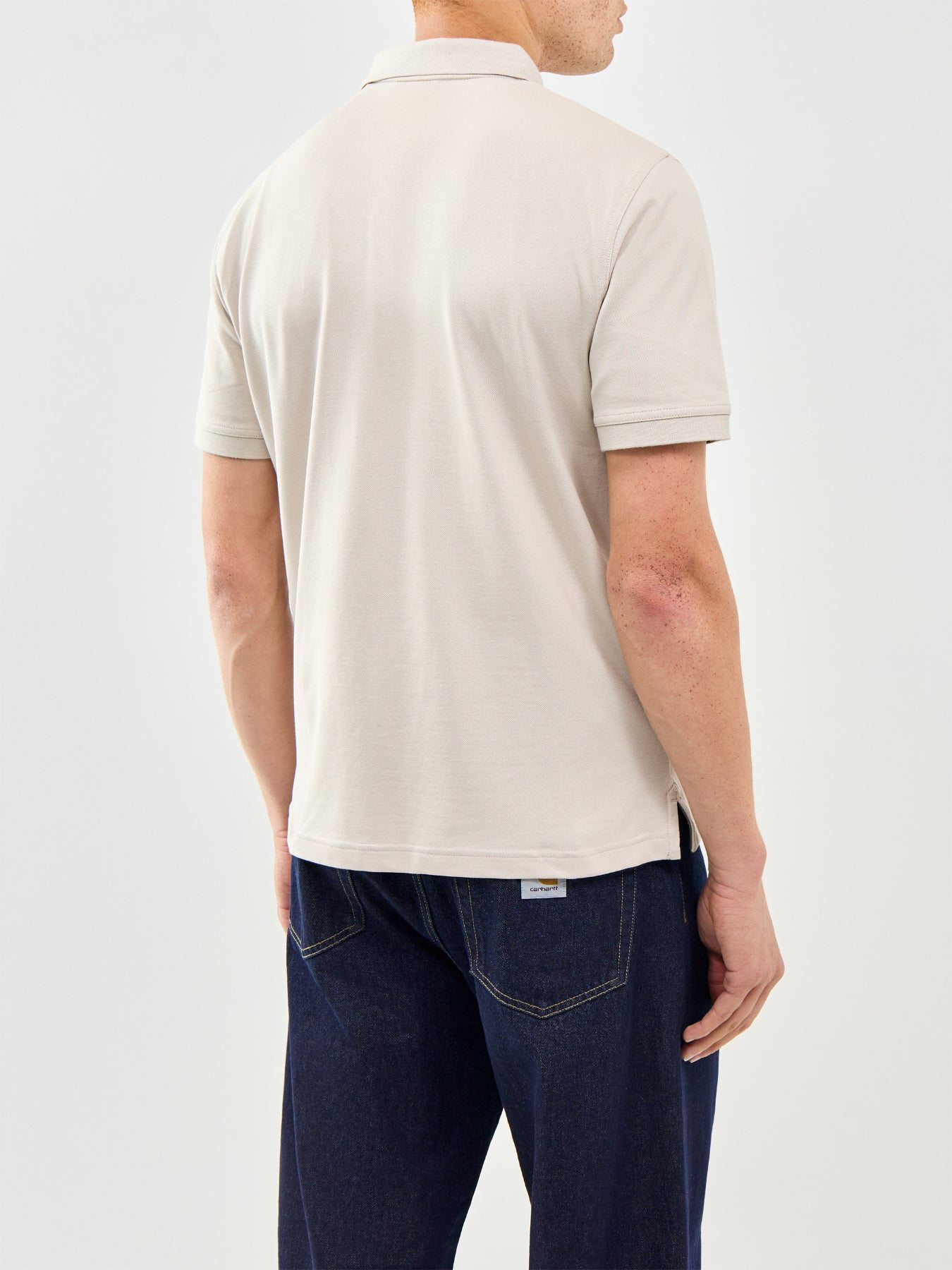 Contrast Pique Polo