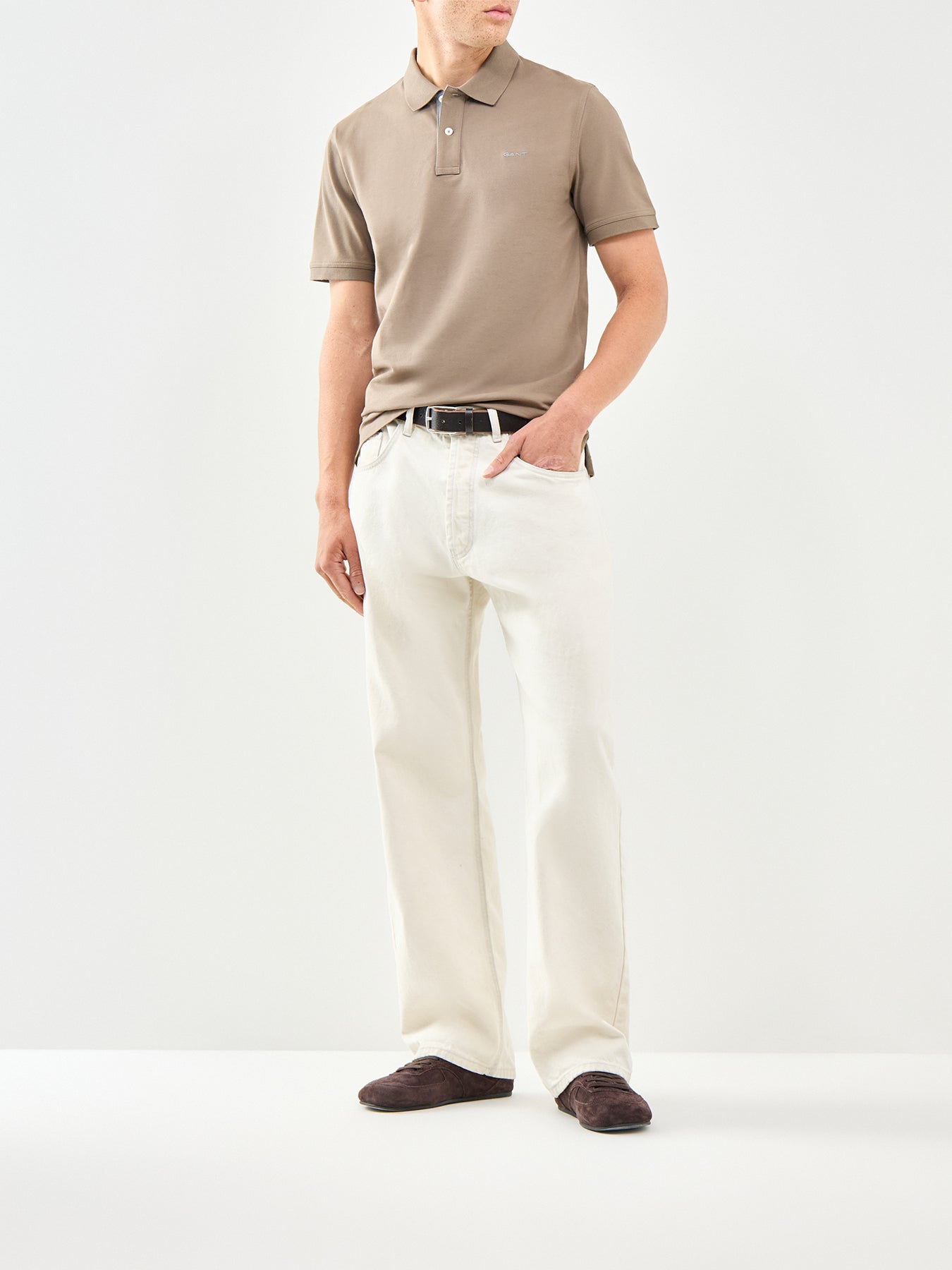 Contrast Pique Polo
