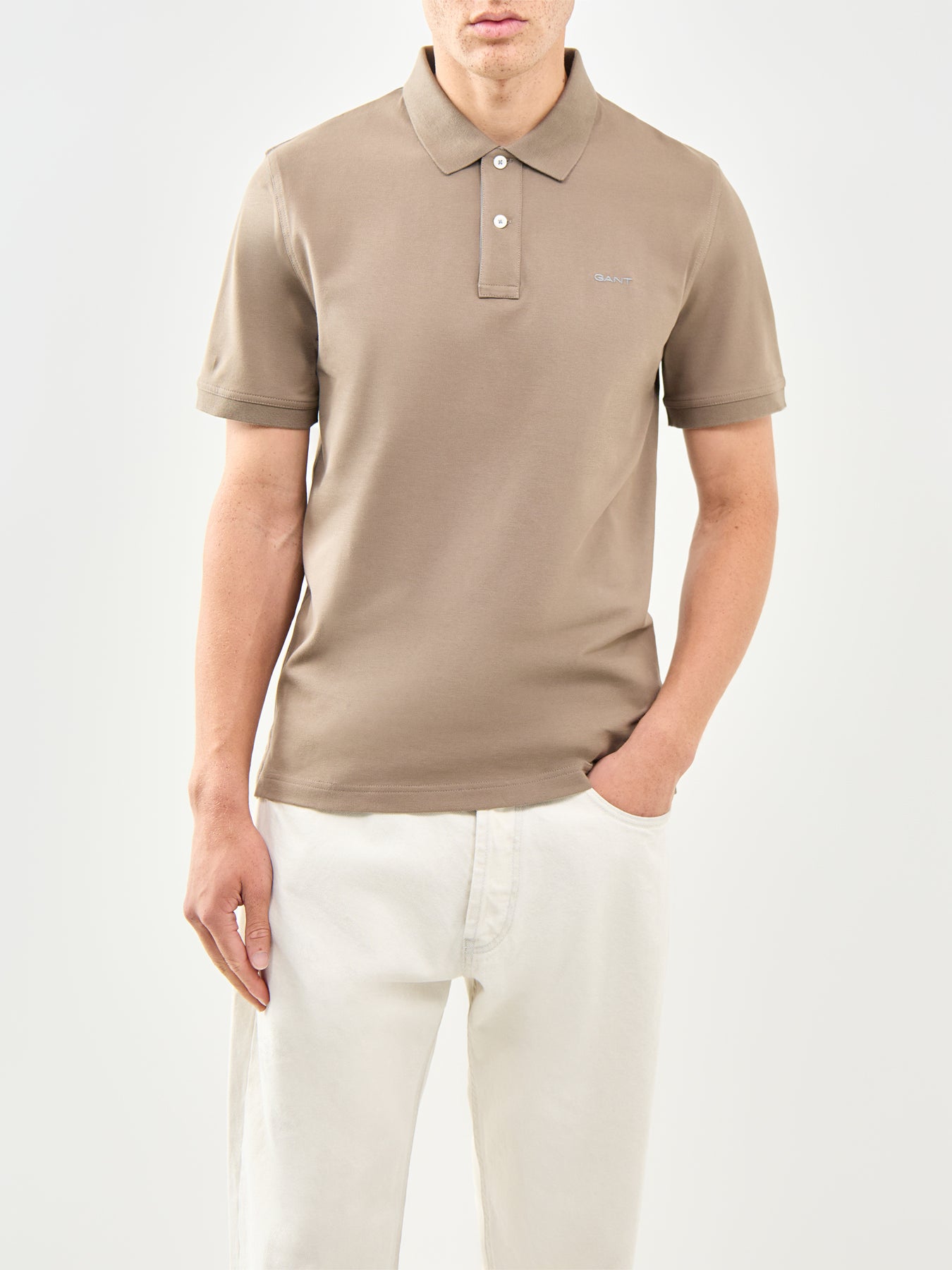 Contrast Pique Polo
