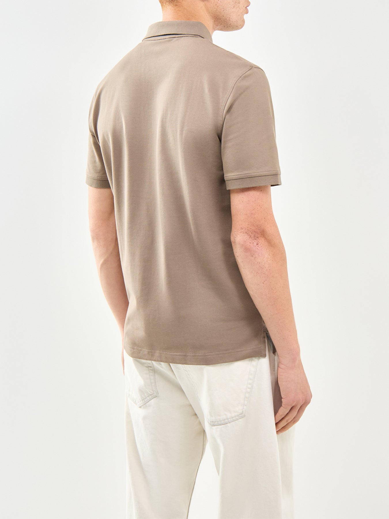 Contrast Pique Polo