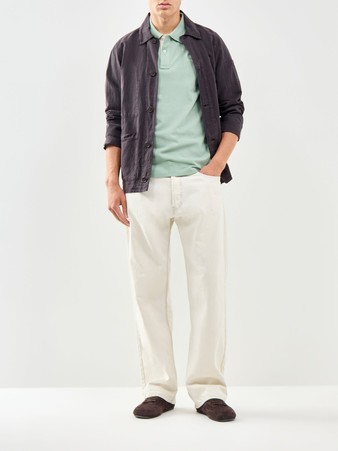 Contrast Pique Polo