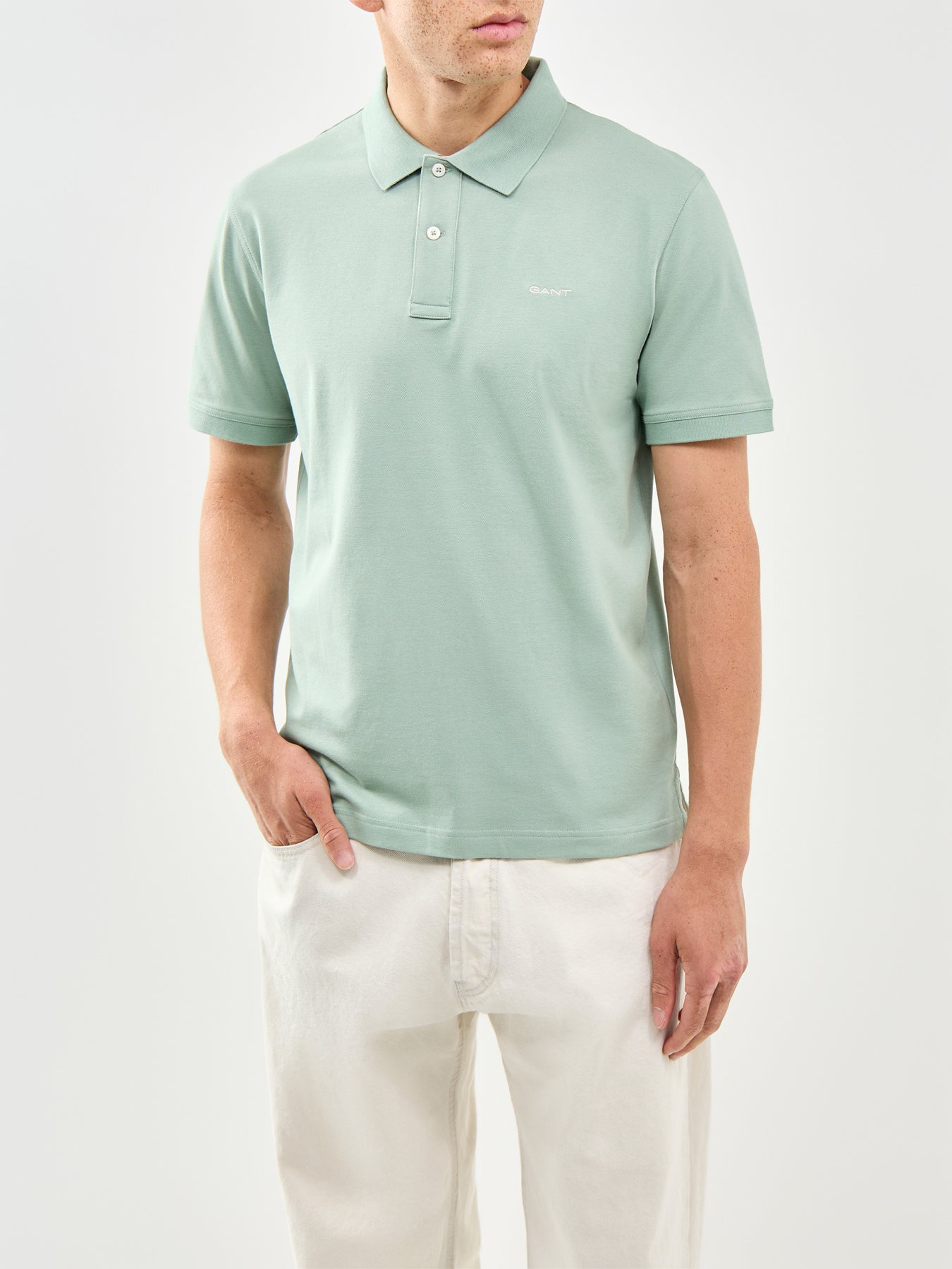 Contrast Pique Polo