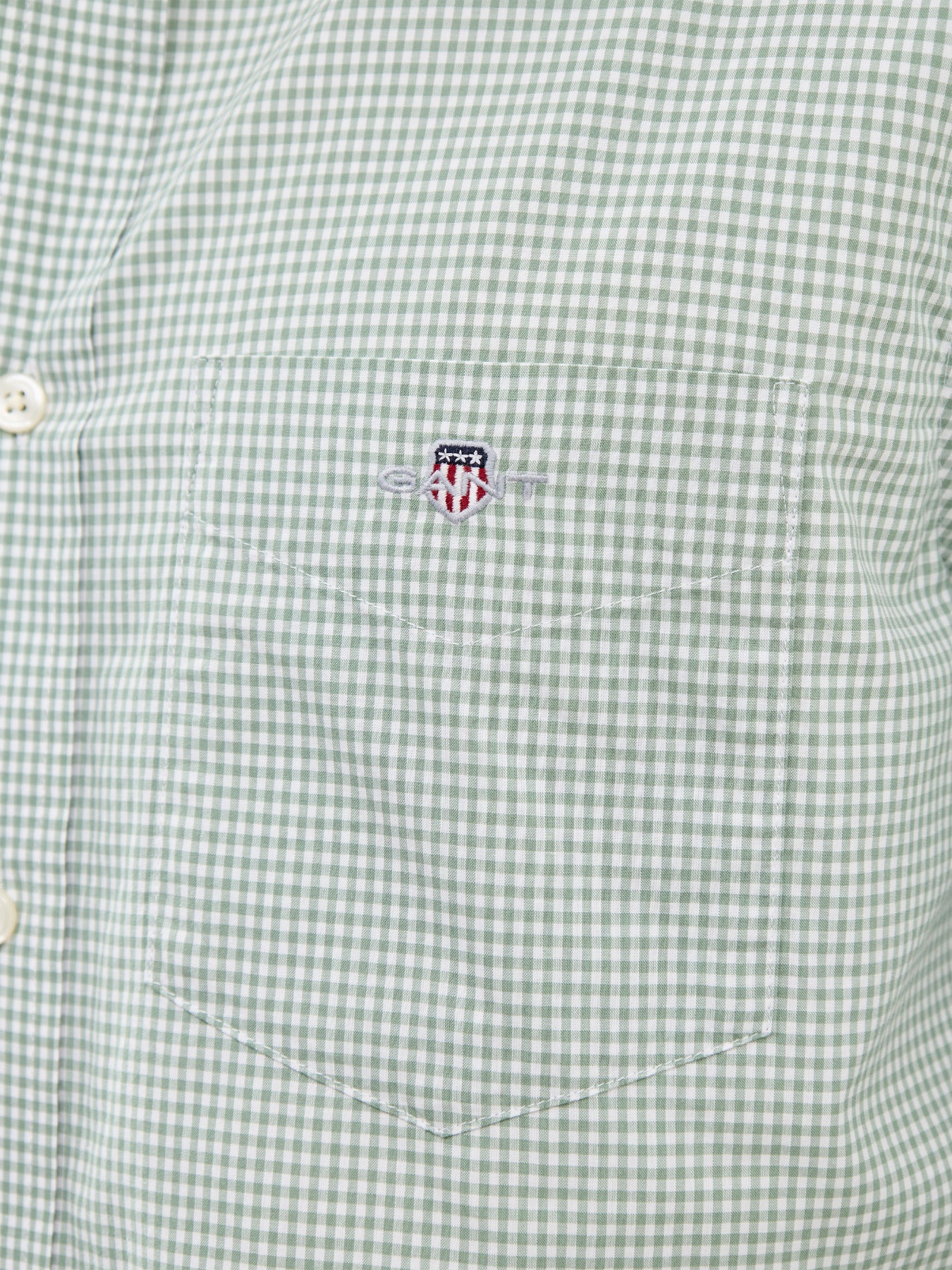 Classic Poplin Gingham Shirt Surplus Mint