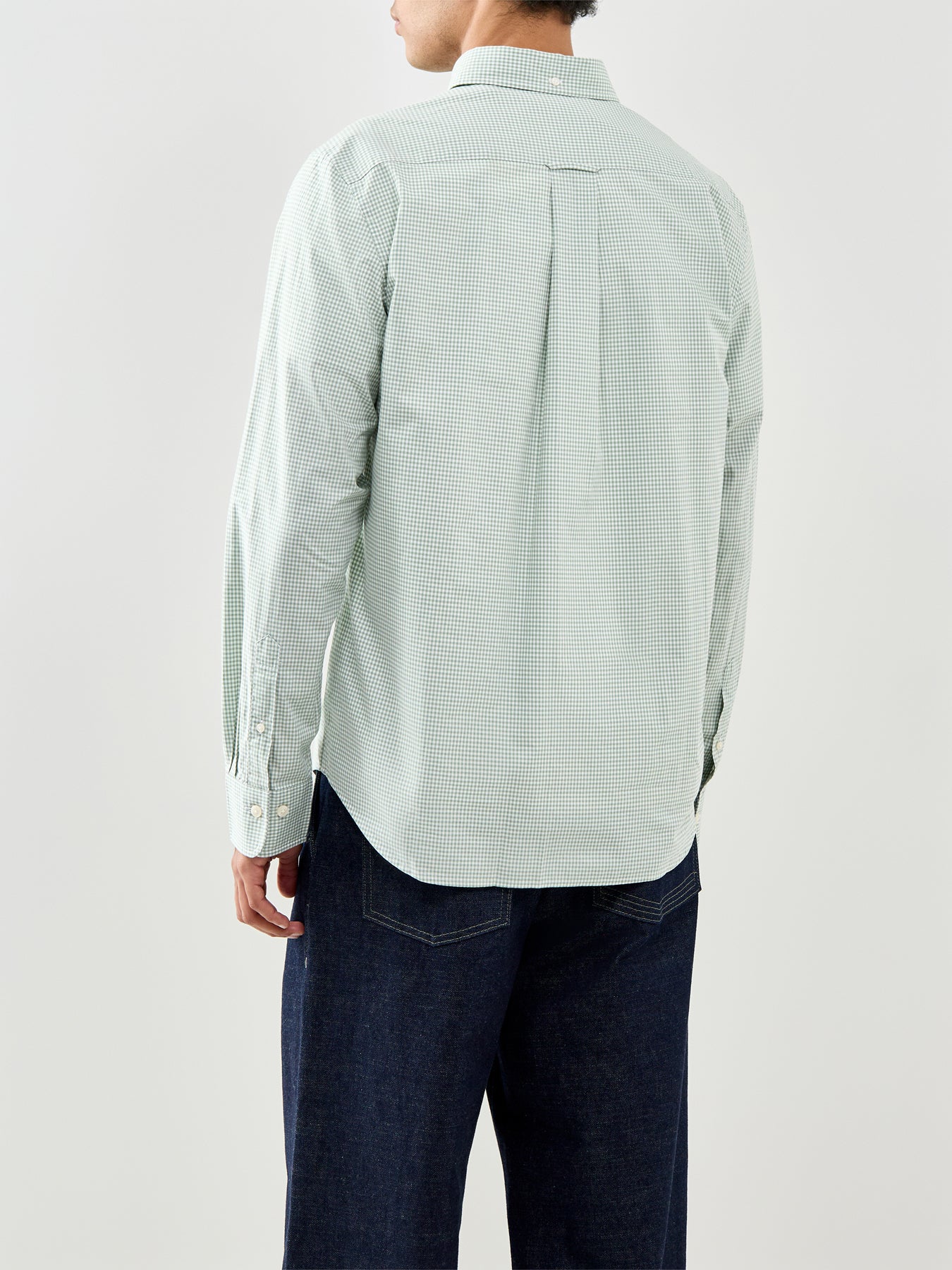 Classic Poplin Gingham Shirt Surplus Mint
