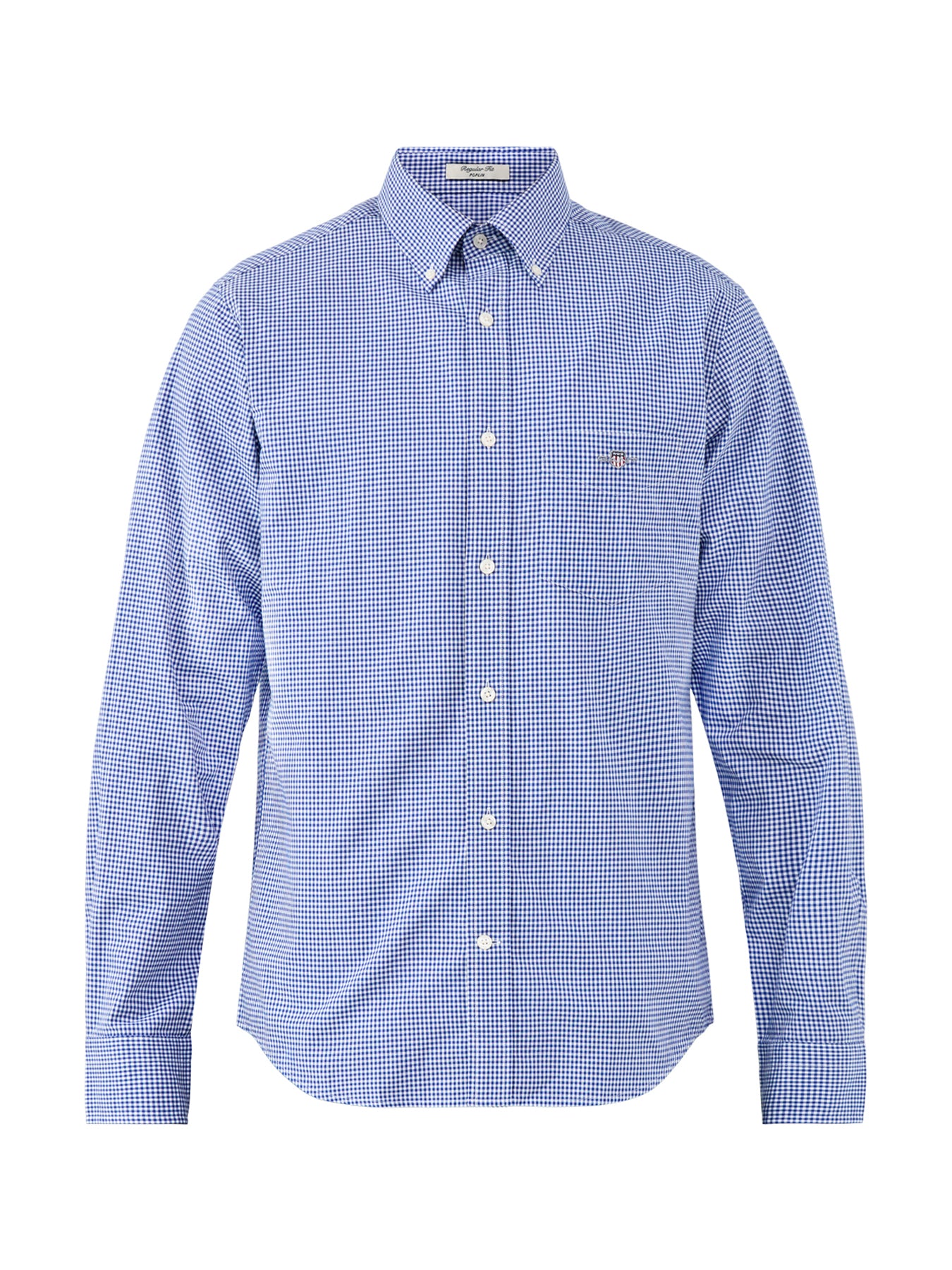 Classic Poplin Gingham Shirt College Blue