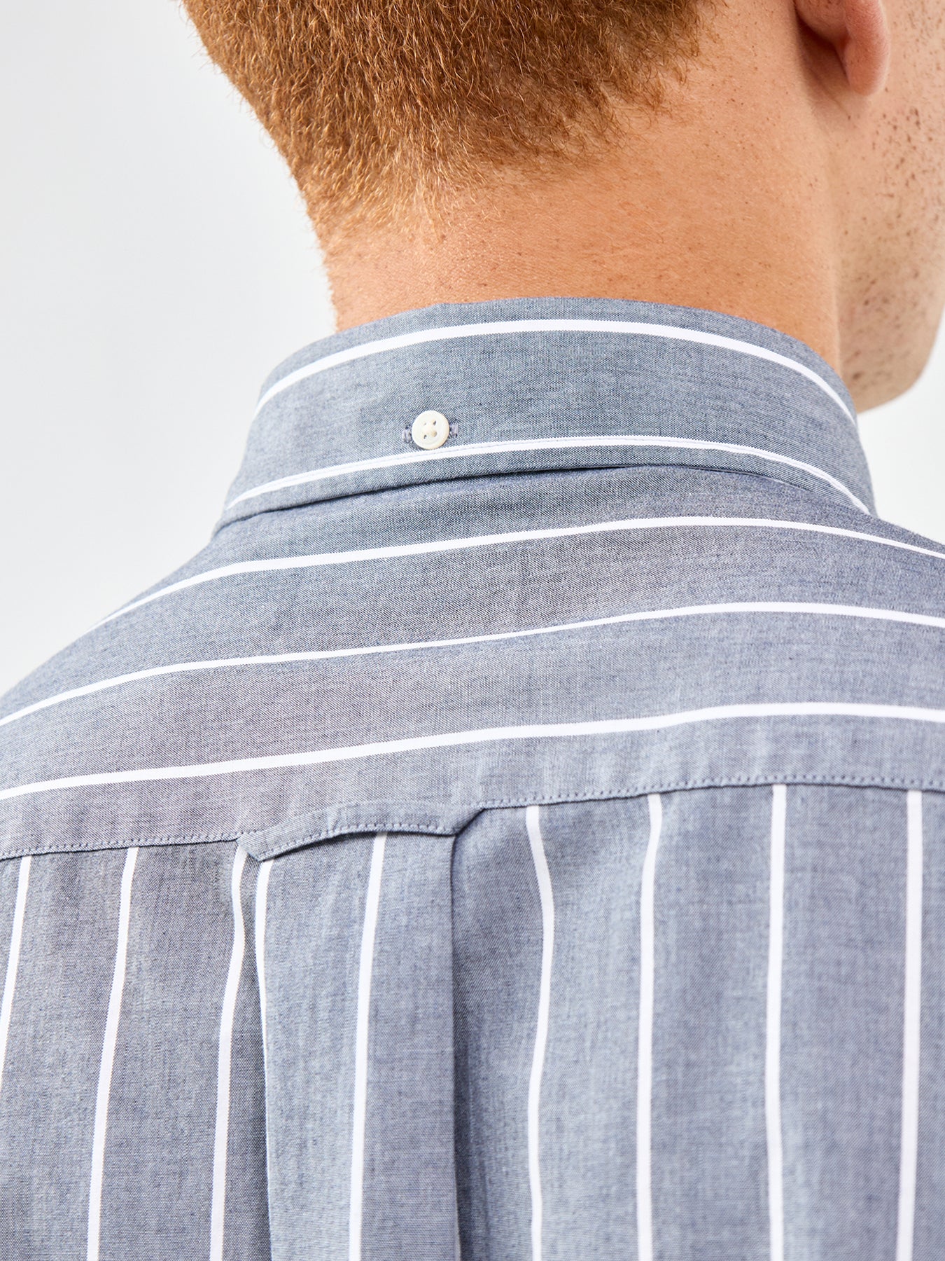 Poplin Melange Stripe Shirt