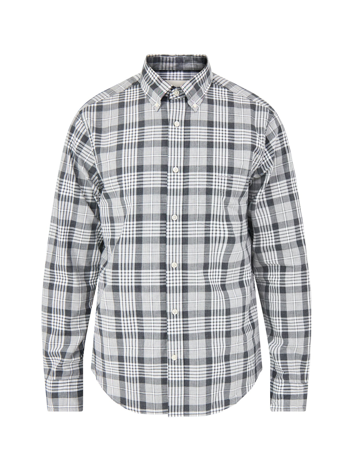 Poplin Melange Check Shirt