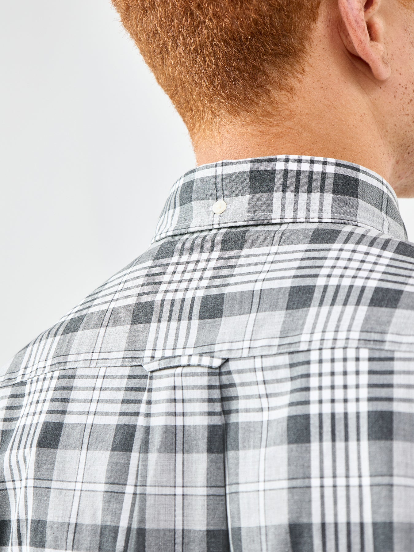 Poplin Melange Check Shirt