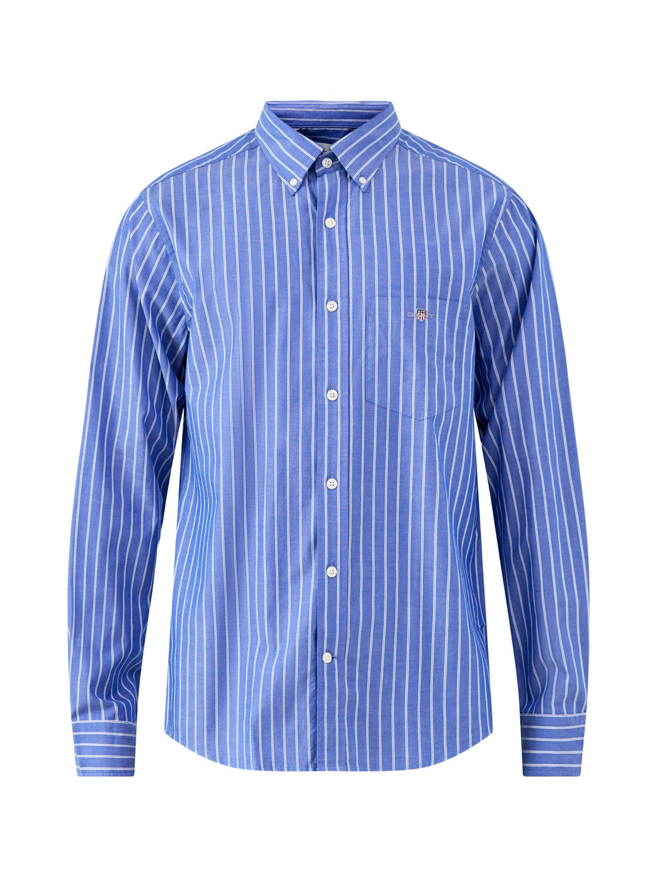 Classic Poplin Stripe Shirt College Blue