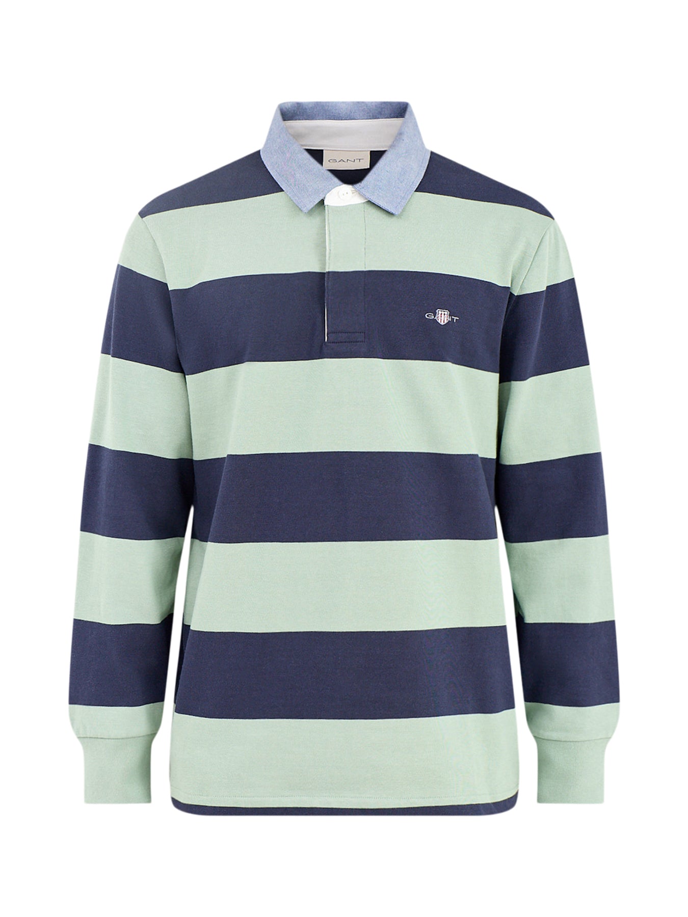 Chambray Stripe Heavy Rugger Green