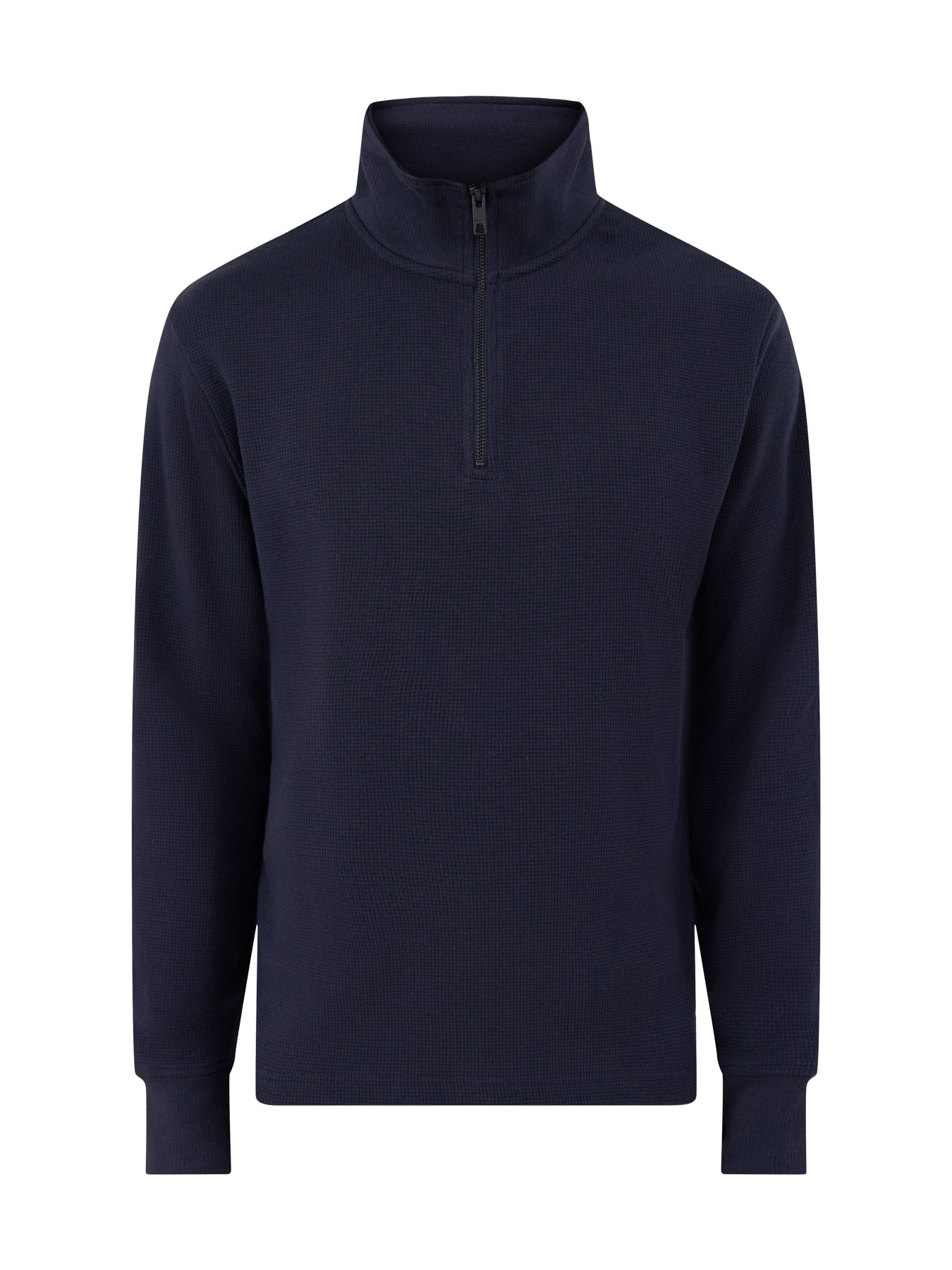 Micro Texture Half-Zip Jumper