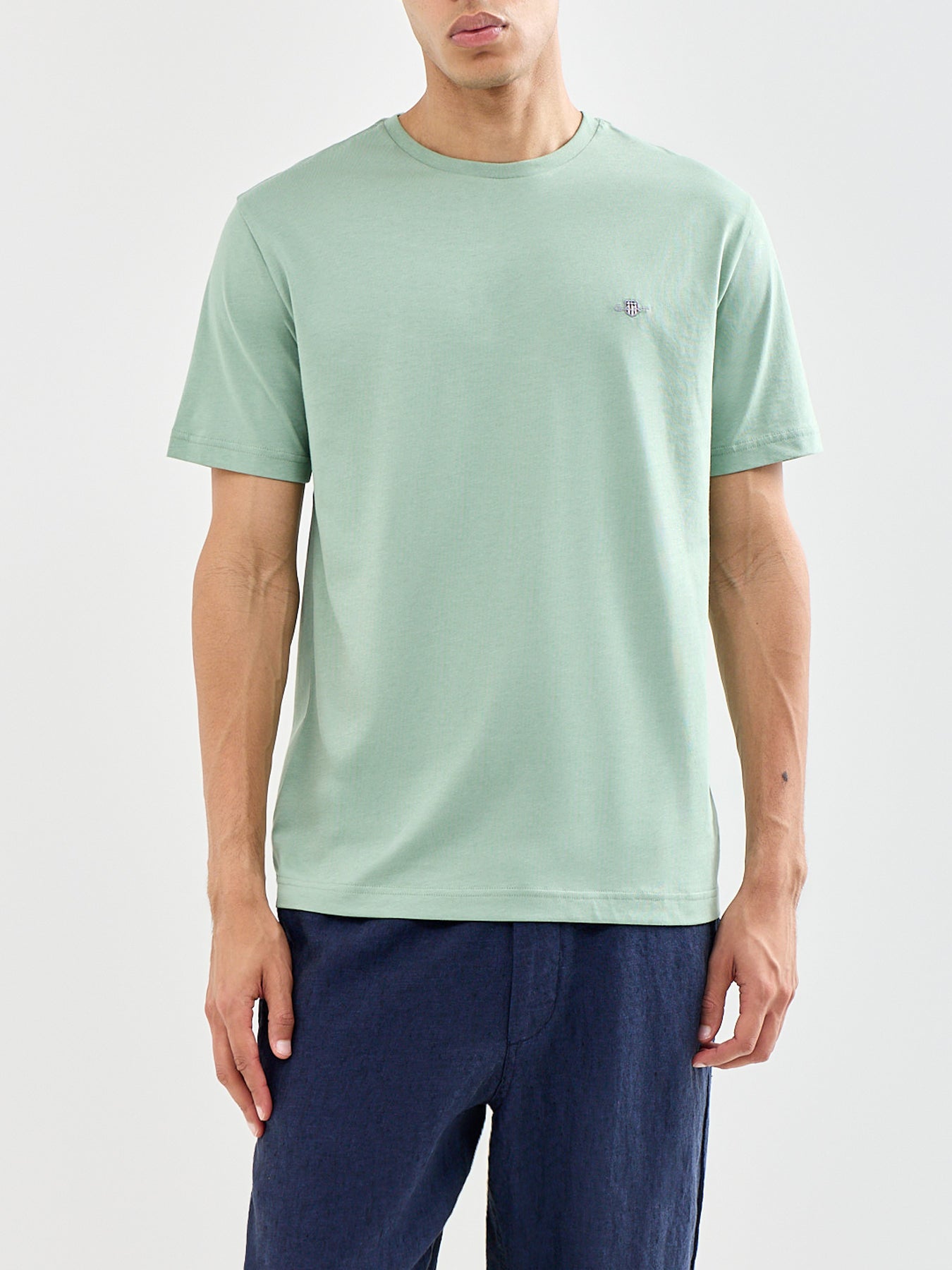 Shield Cotton T-Shirt Green
