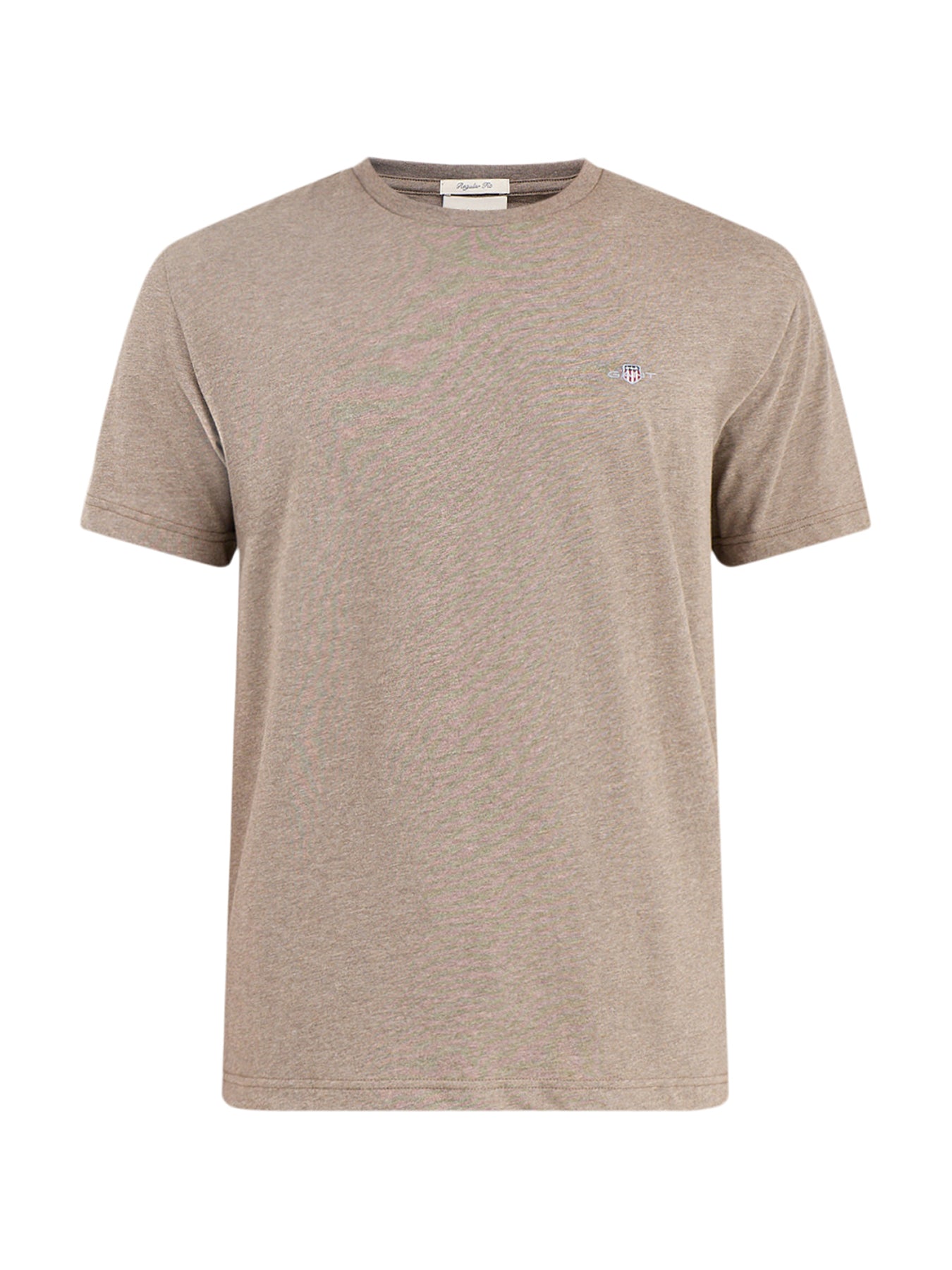 Shield Cotton T-Shirt Brown