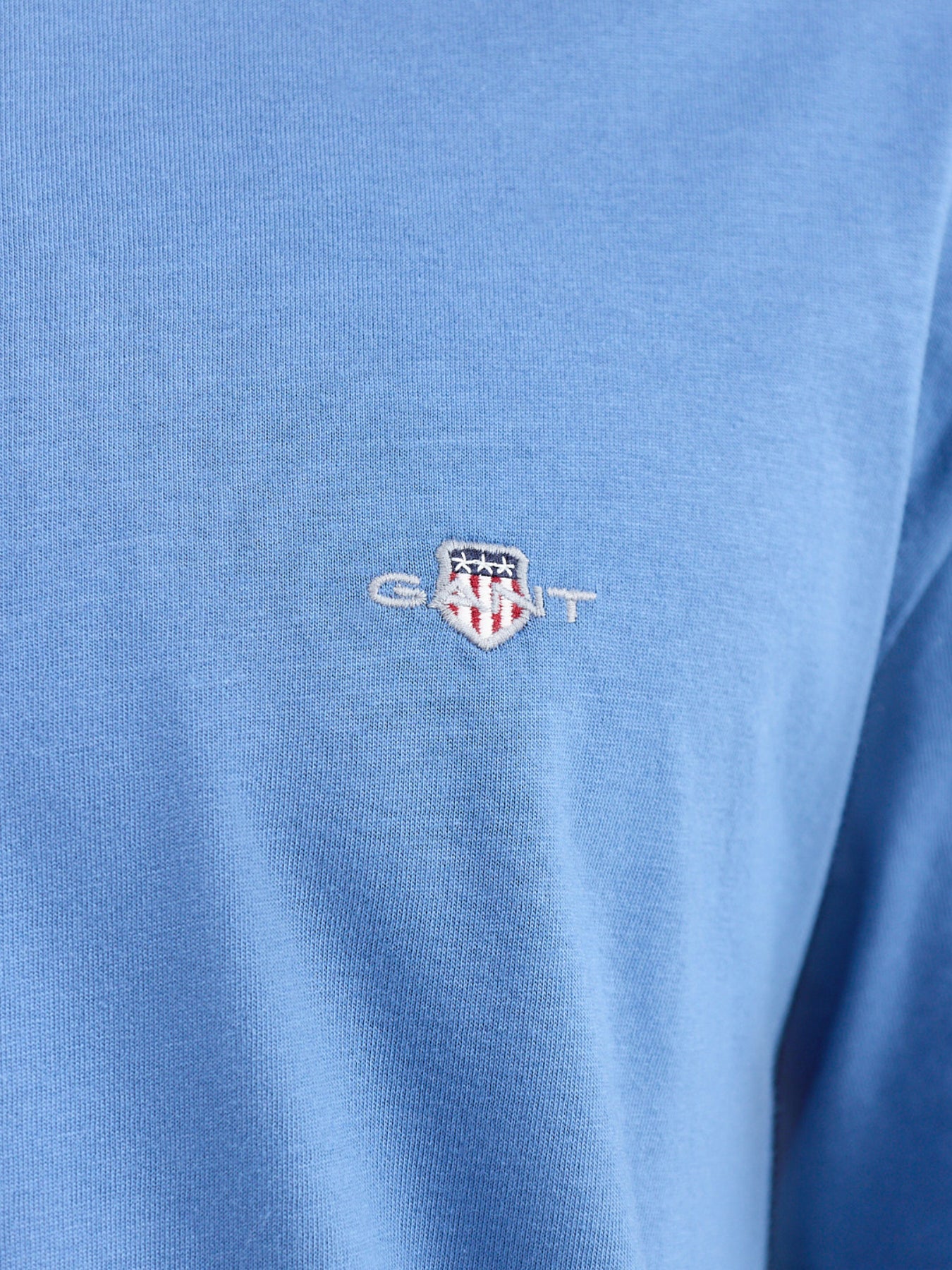 Shield Cotton T-Shirt Blue