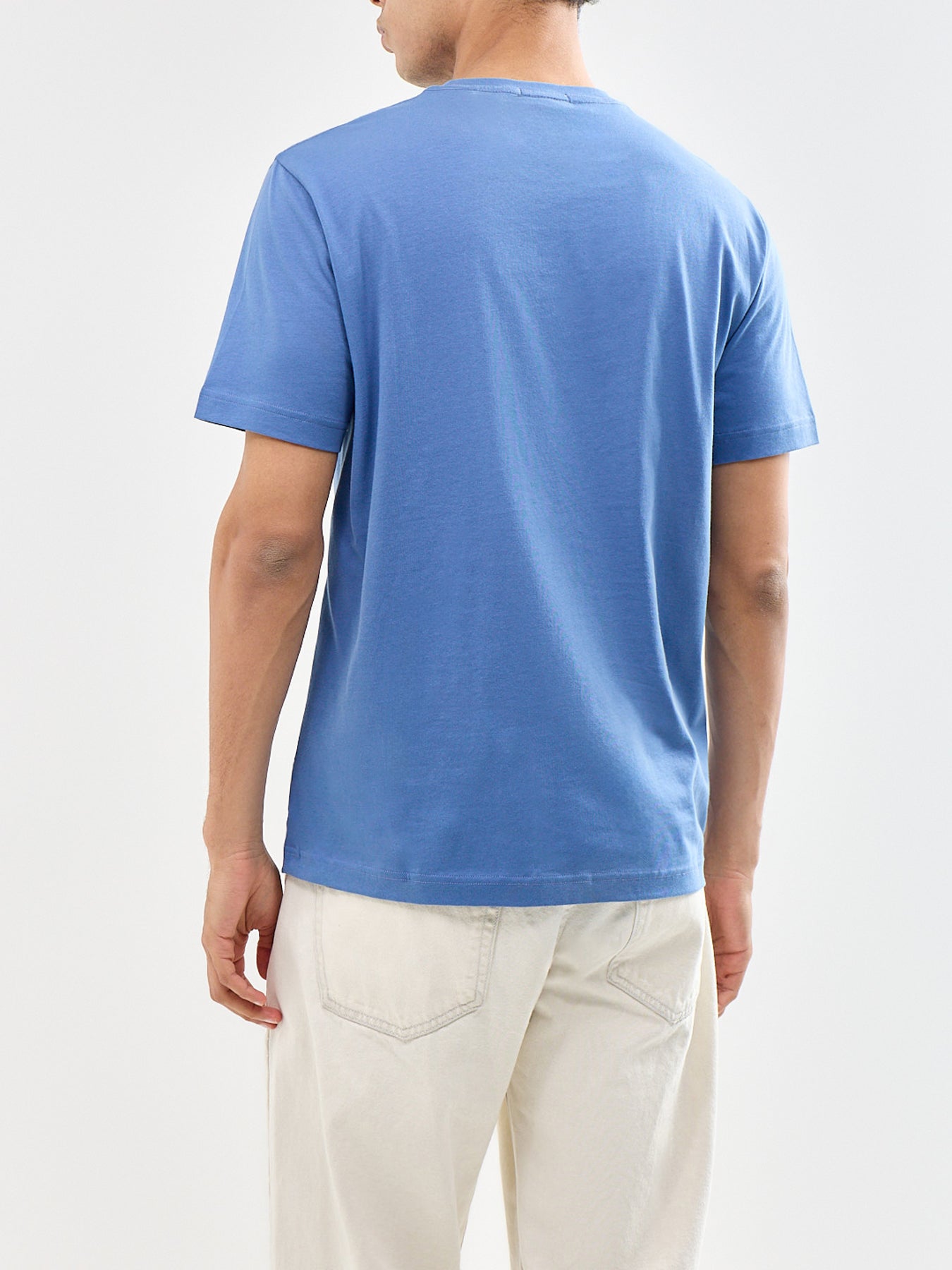 Shield Cotton T-Shirt Blue