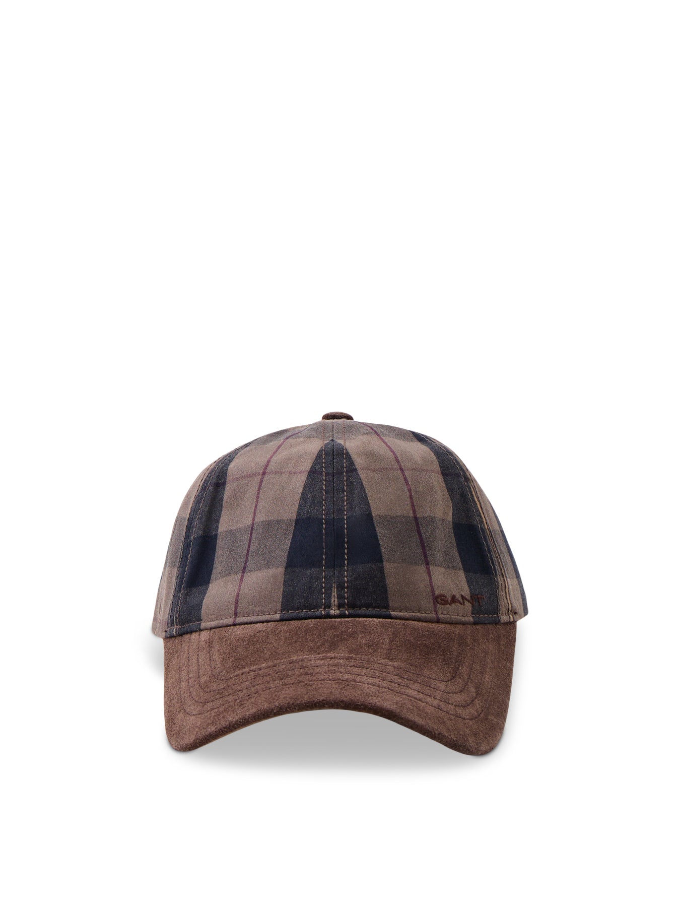 Checked Cotton Waxed Cap