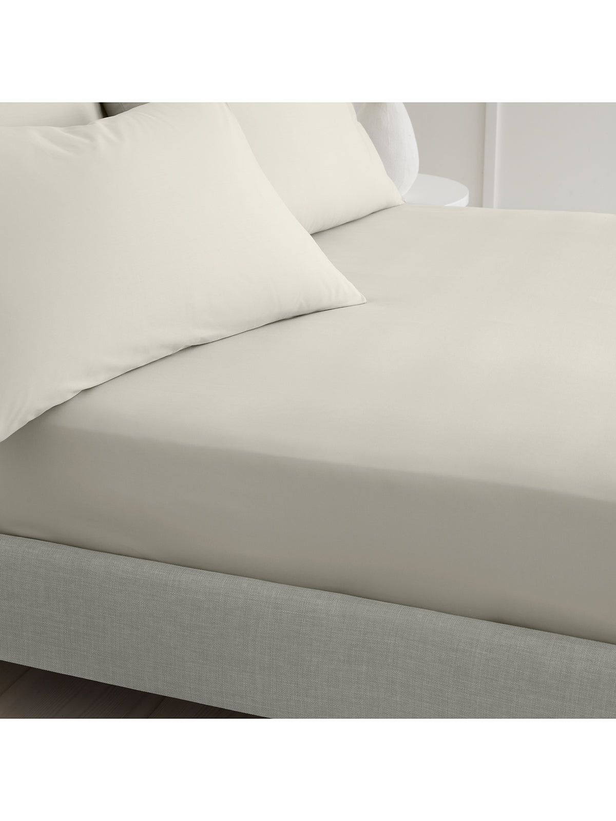Bianca 200TC Cotton Percale Natural by Turner Bianca
