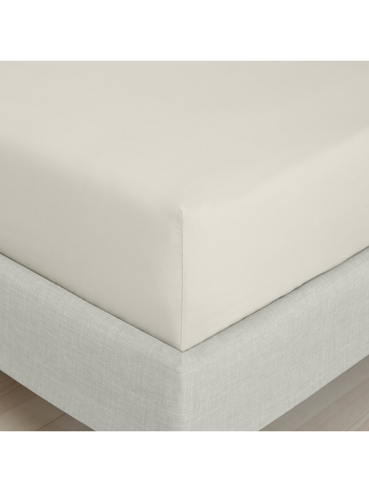 Bianca 200TC Cotton Percale Natural by Turner Bianca
