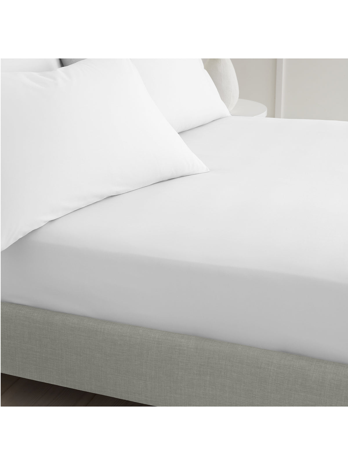 Bianca 200TC Cotton Percale White by Turner Bianca