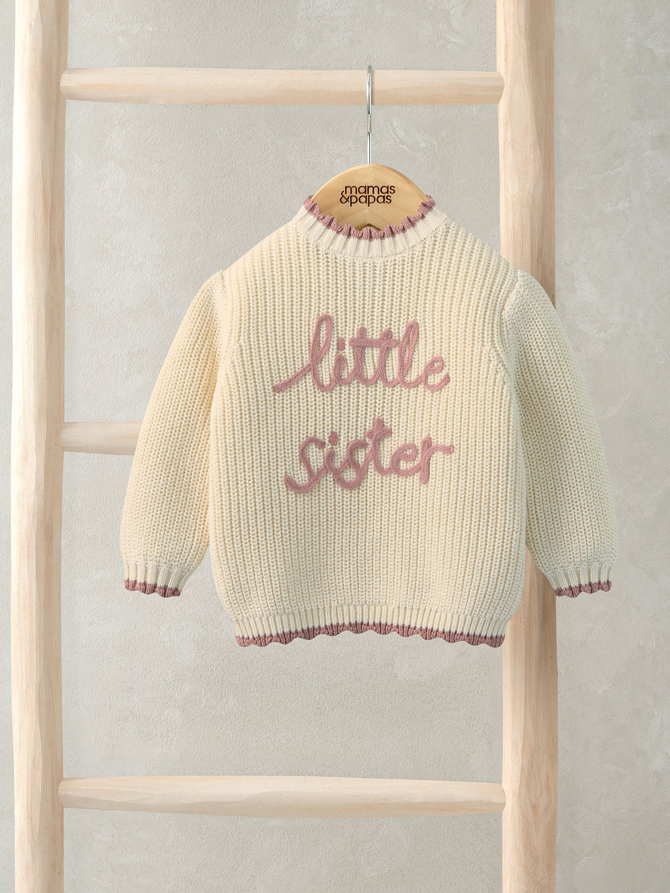 Baby Little Sister Jumper Pink