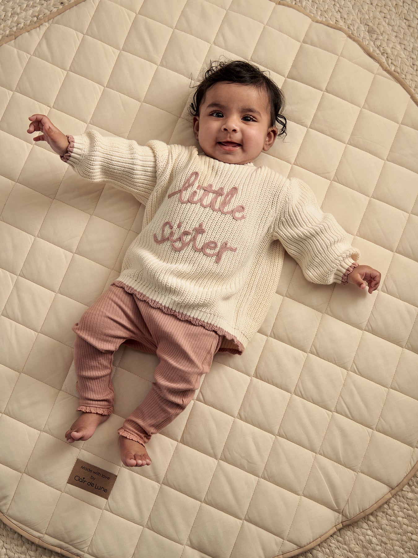 Baby Little Sister Jumper Pink
