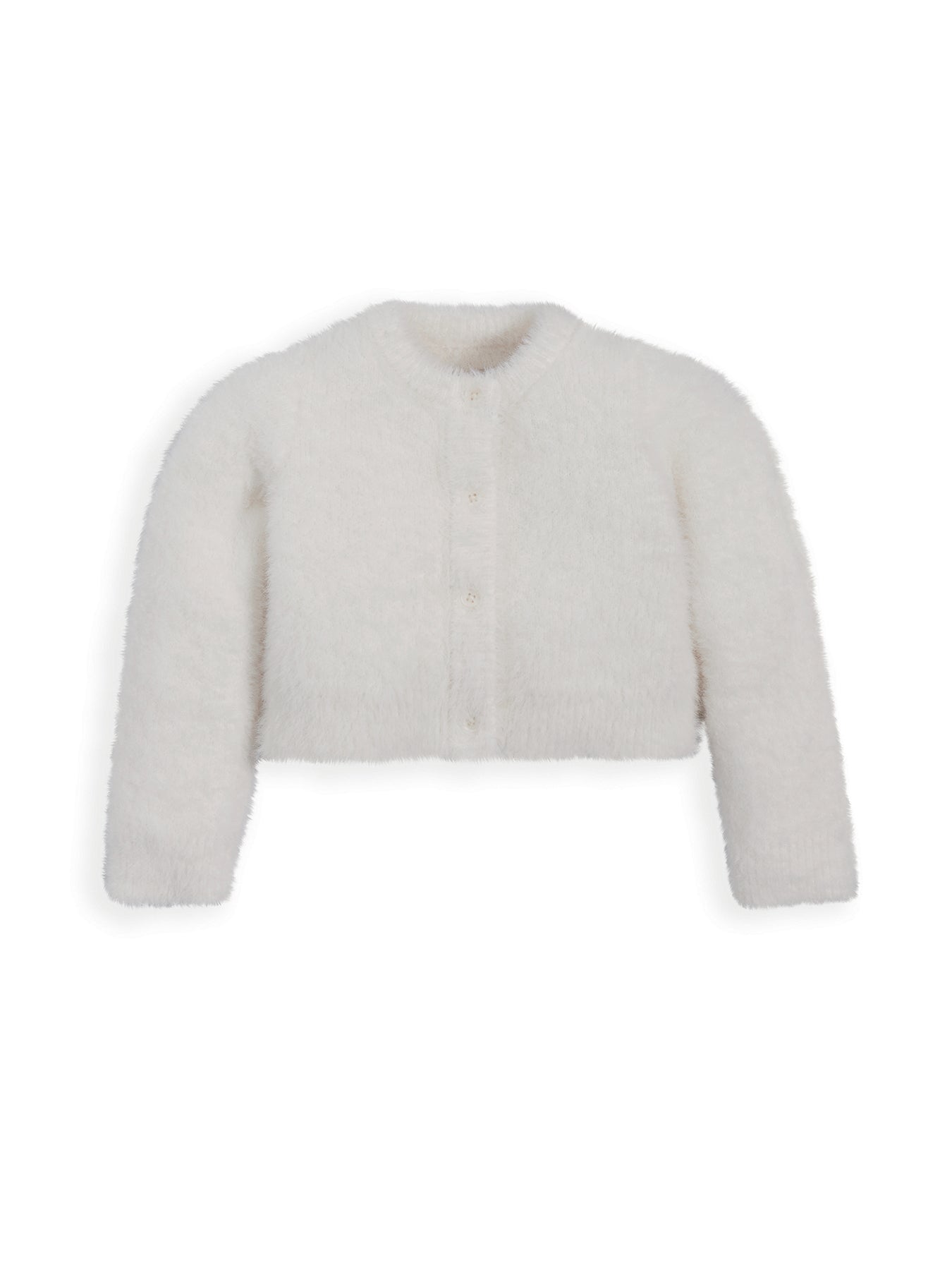 Baby Fluffy Cardigan Cream