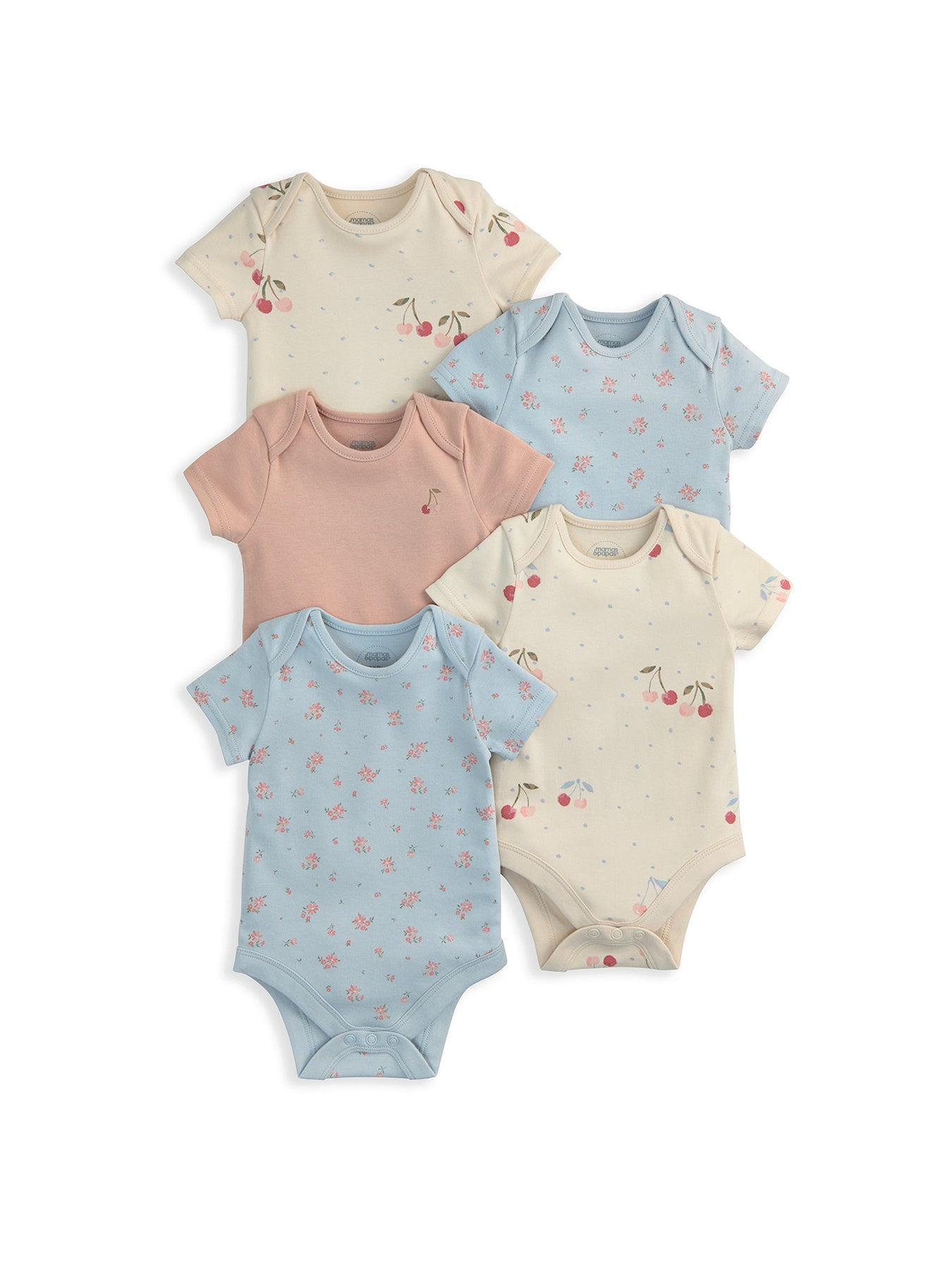 Baby Cherry Bodysuit Set Multi