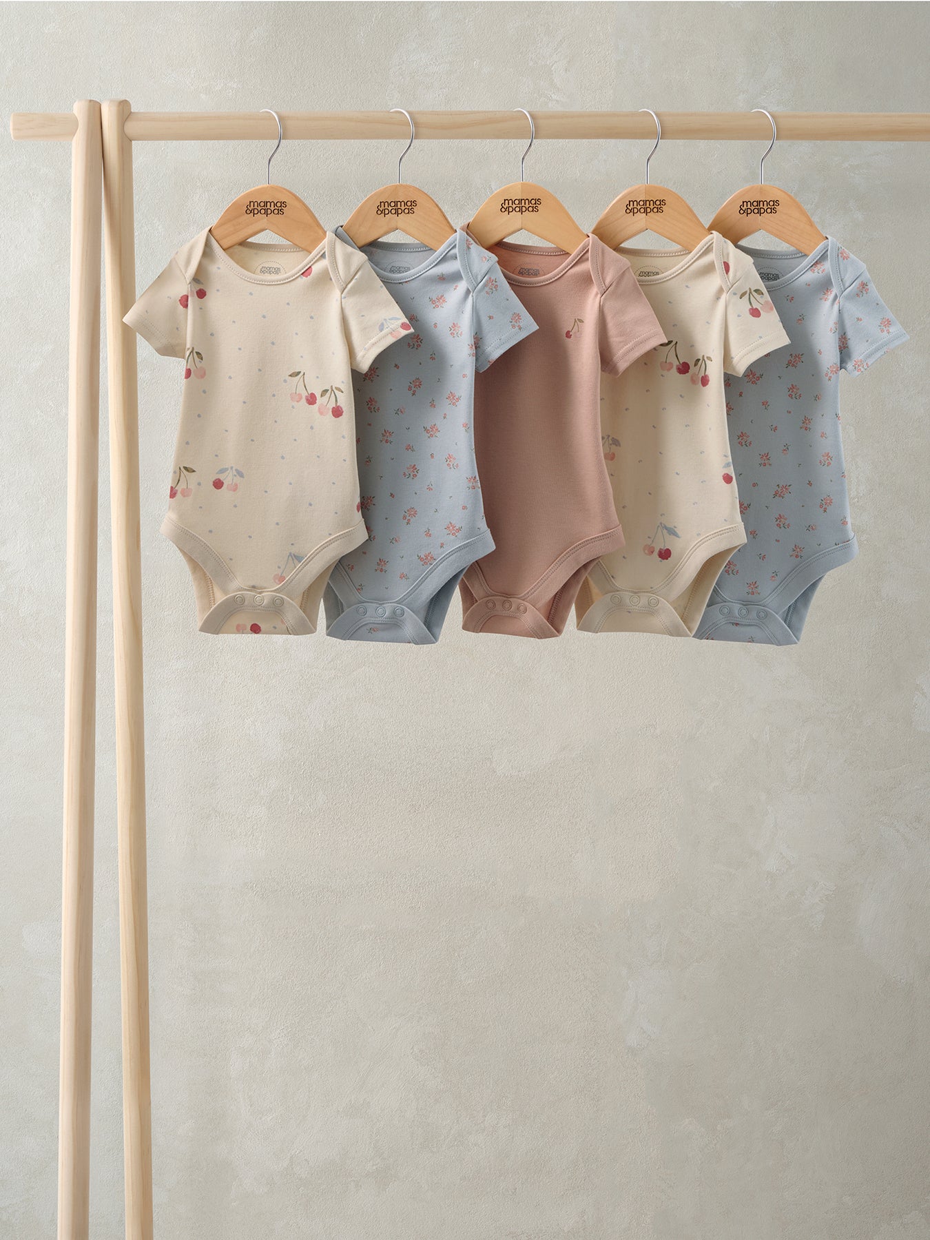 Baby Cherry Bodysuit Set Multi