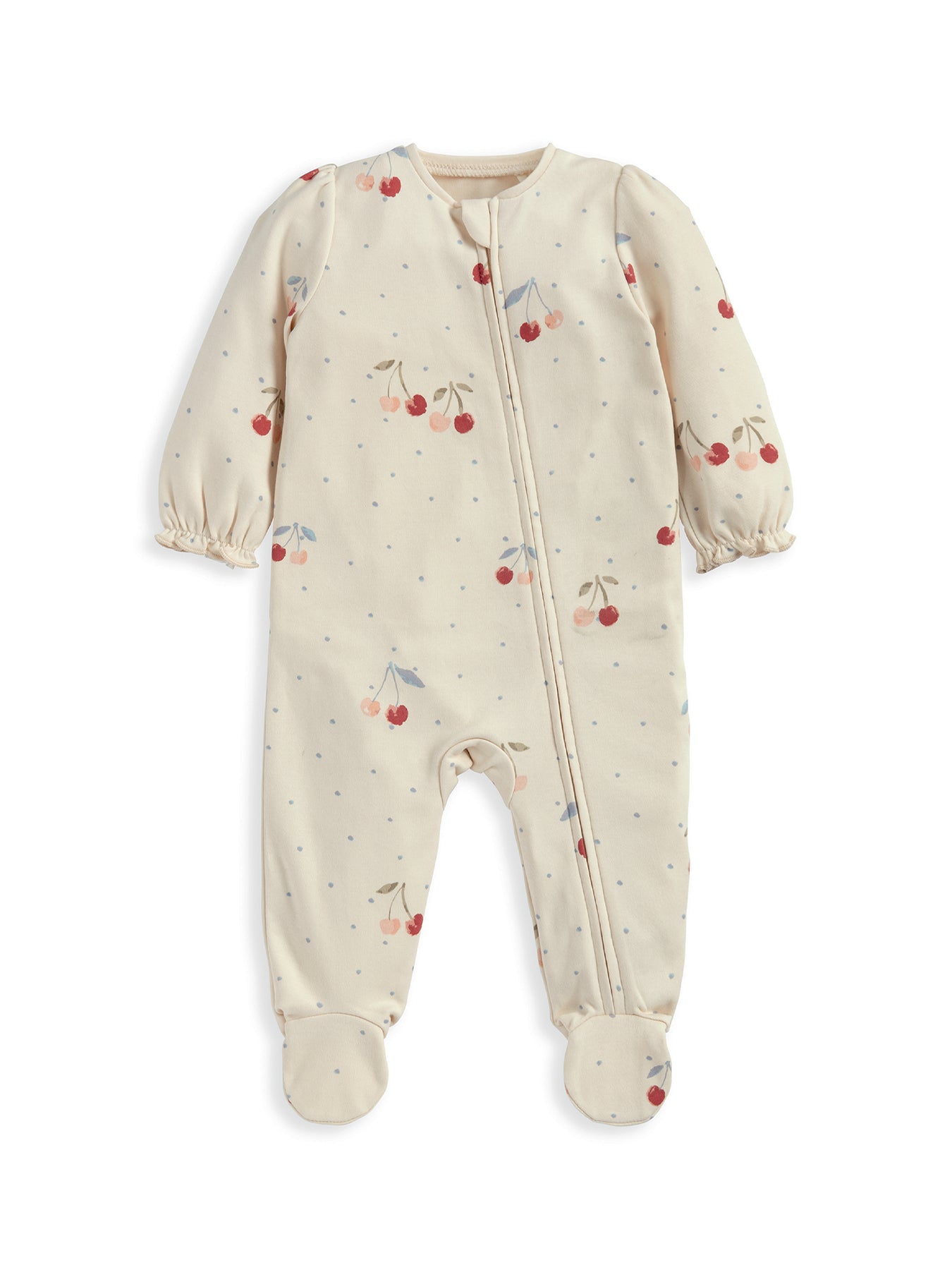 Baby Cherry Print All-In-One Pink