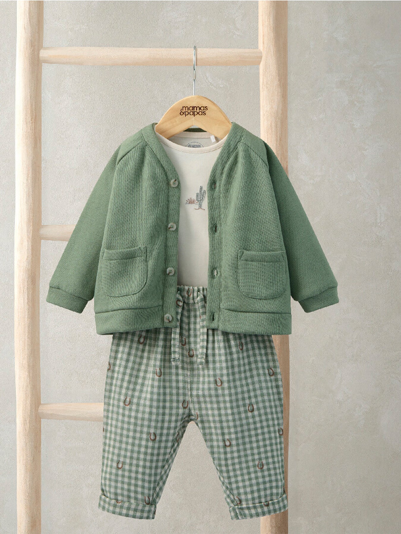 Baby Jacket Set Green