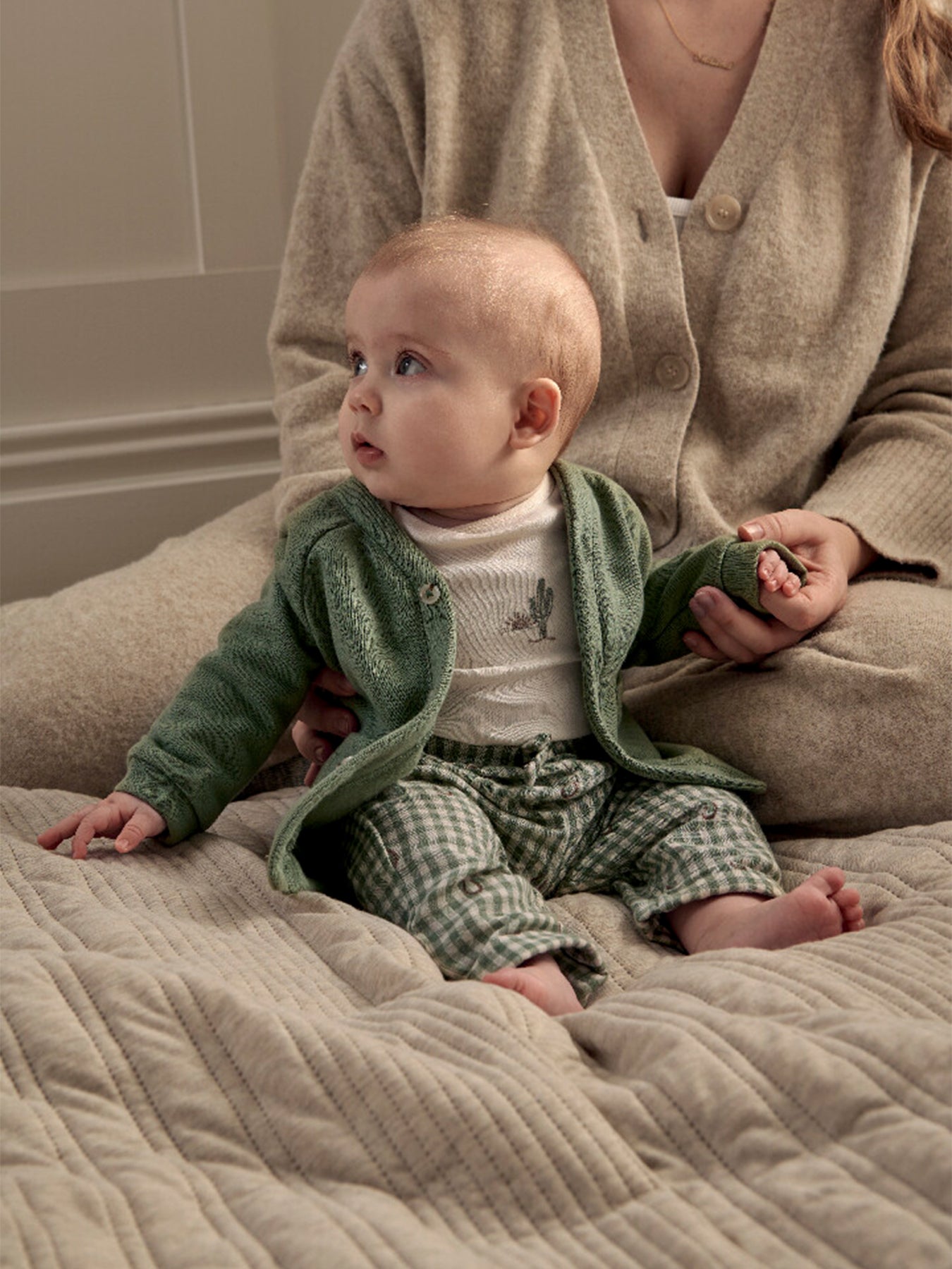 Baby Jacket Set Green
