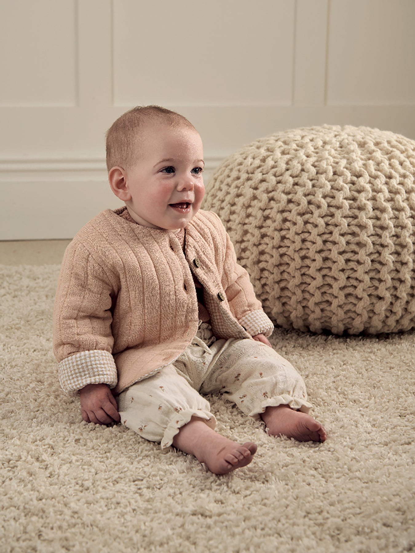 Baby Reversible Jacket Pink